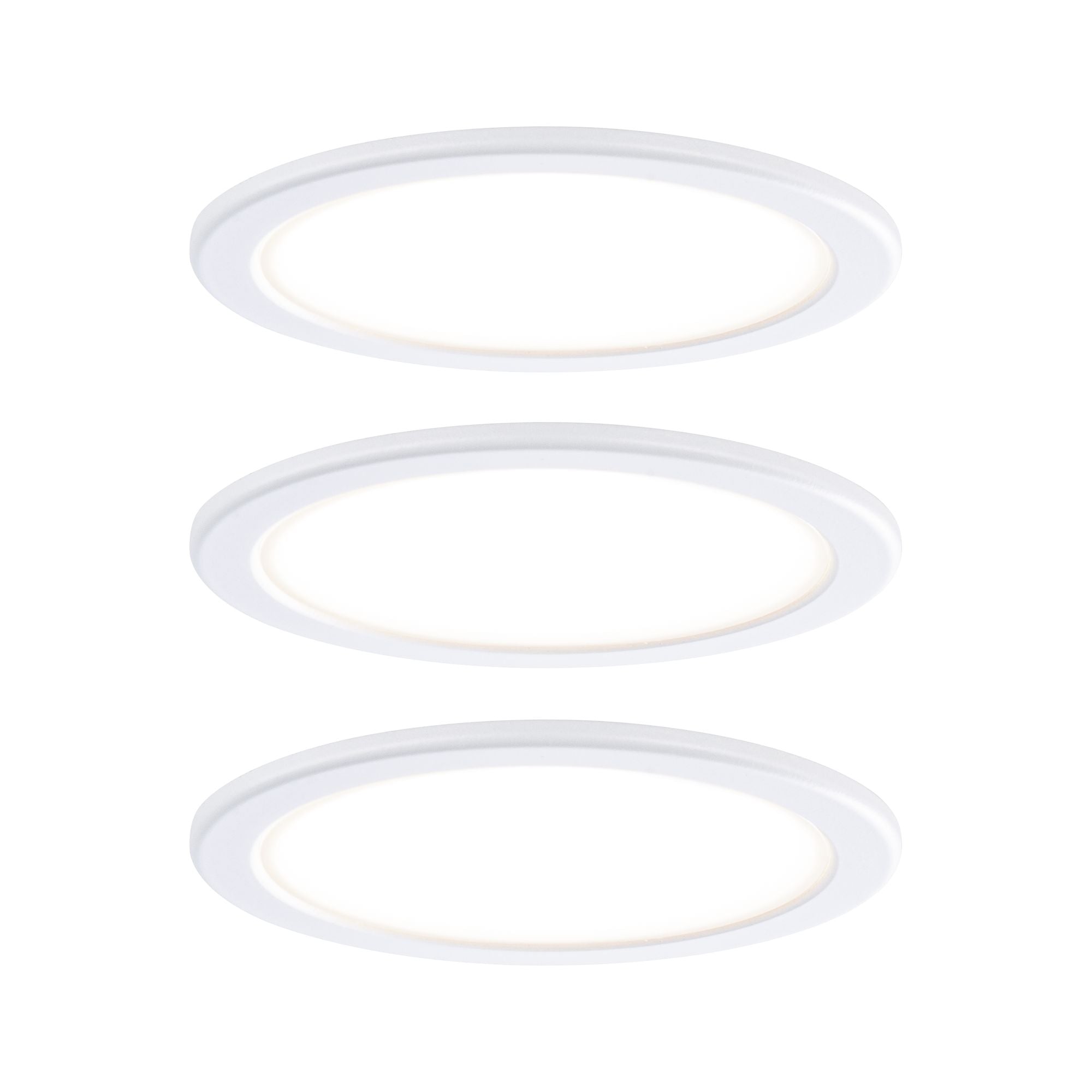 LED Unterschrankleuchte Pukk 3x3,5W 65mm 3x210lm 230V rund Weiß - Paulmann - 99989