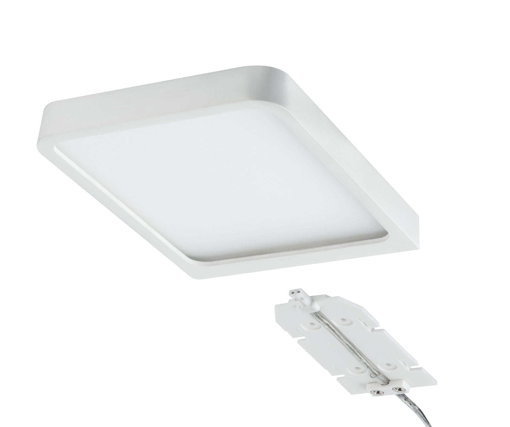 LED Unterschrankleuchte Vane 2x8W 105x140mm 2x430lm 230/12V eckig Weiß matt - Paulmann - 93583