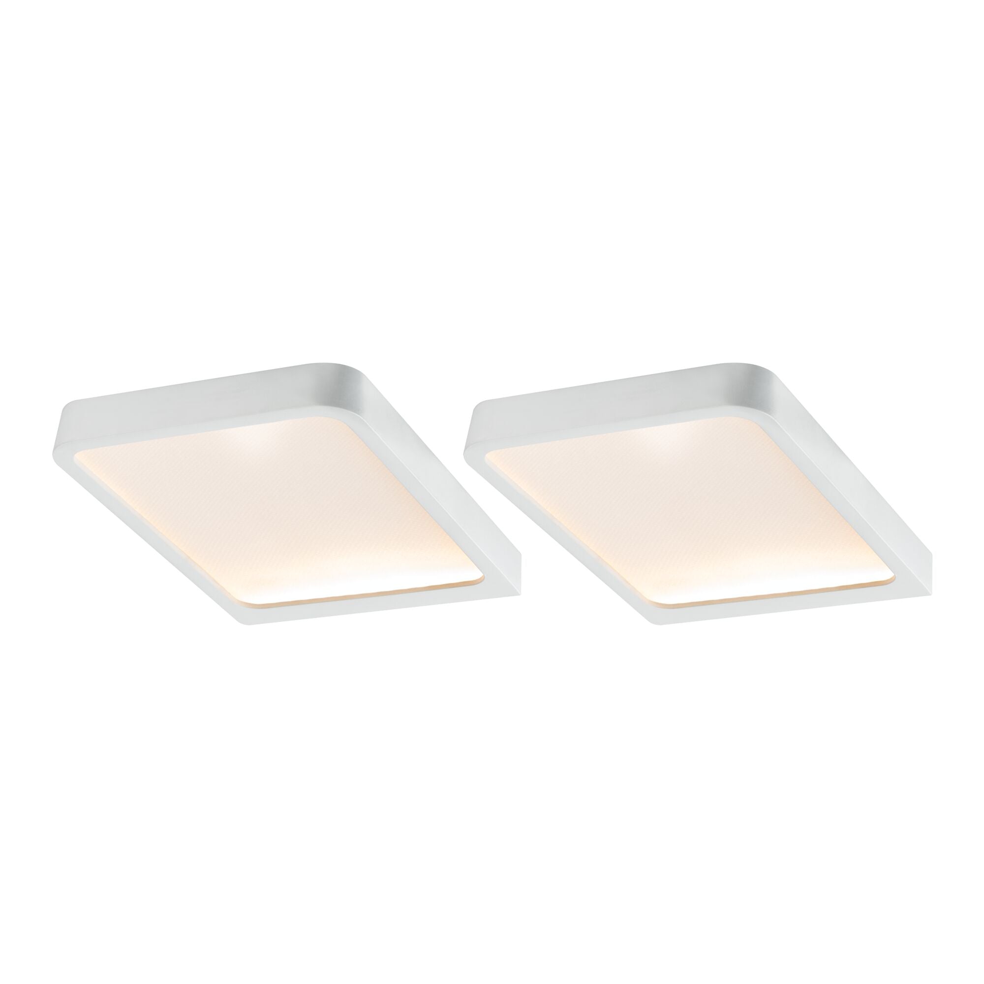 LED Unterschrankleuchte Vane 2x8W 105x140mm 2x430lm 230/12V eckig Weiß matt - Paulmann - 93583