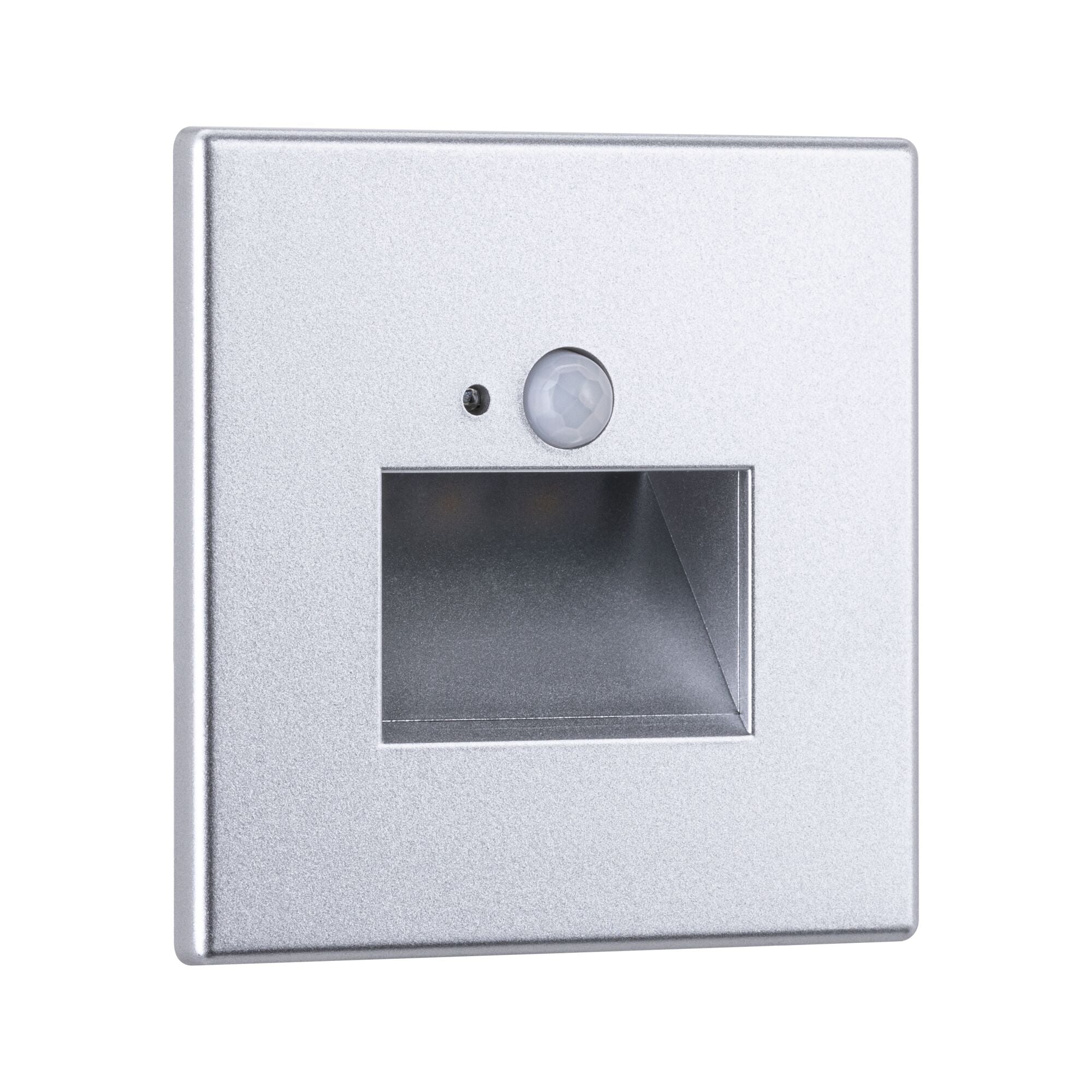 LED Wandeinbauleuchte Edge Quadro eckig 80x42mm 1,2W 25lm 230V 2700K Chrom matt - Paulmann - 93134
