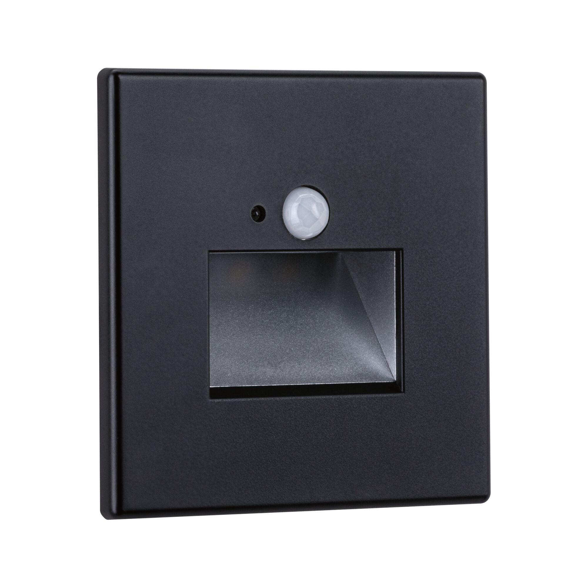 LED Wandeinbauleuchte Edge Quadro eckig 80x42mm 1,2W 25lm 230V 2700K Schwarz - Paulmann - 93135