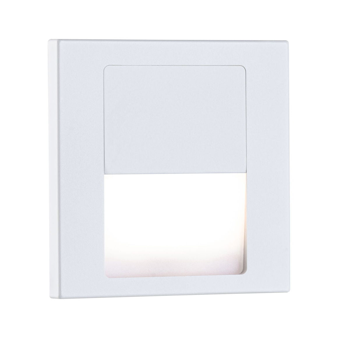 LED Wandeinbauleuchte Tsaro eckig 80x36mm 1W 80lm 230V 2700K Weiß matt - Paulmann - 79999