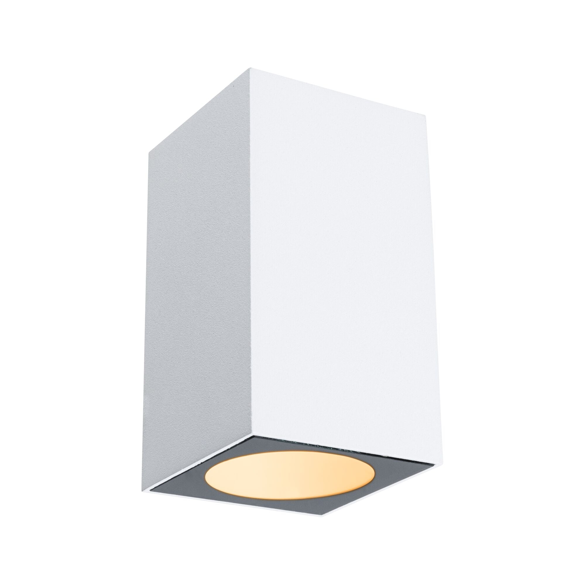 LED Wandleuchte Flame insektenfreundlich IP44 eckig 58x103mm 2200K 4W 265lm 230V 75° Weiß Metall - Paulmann - 94711