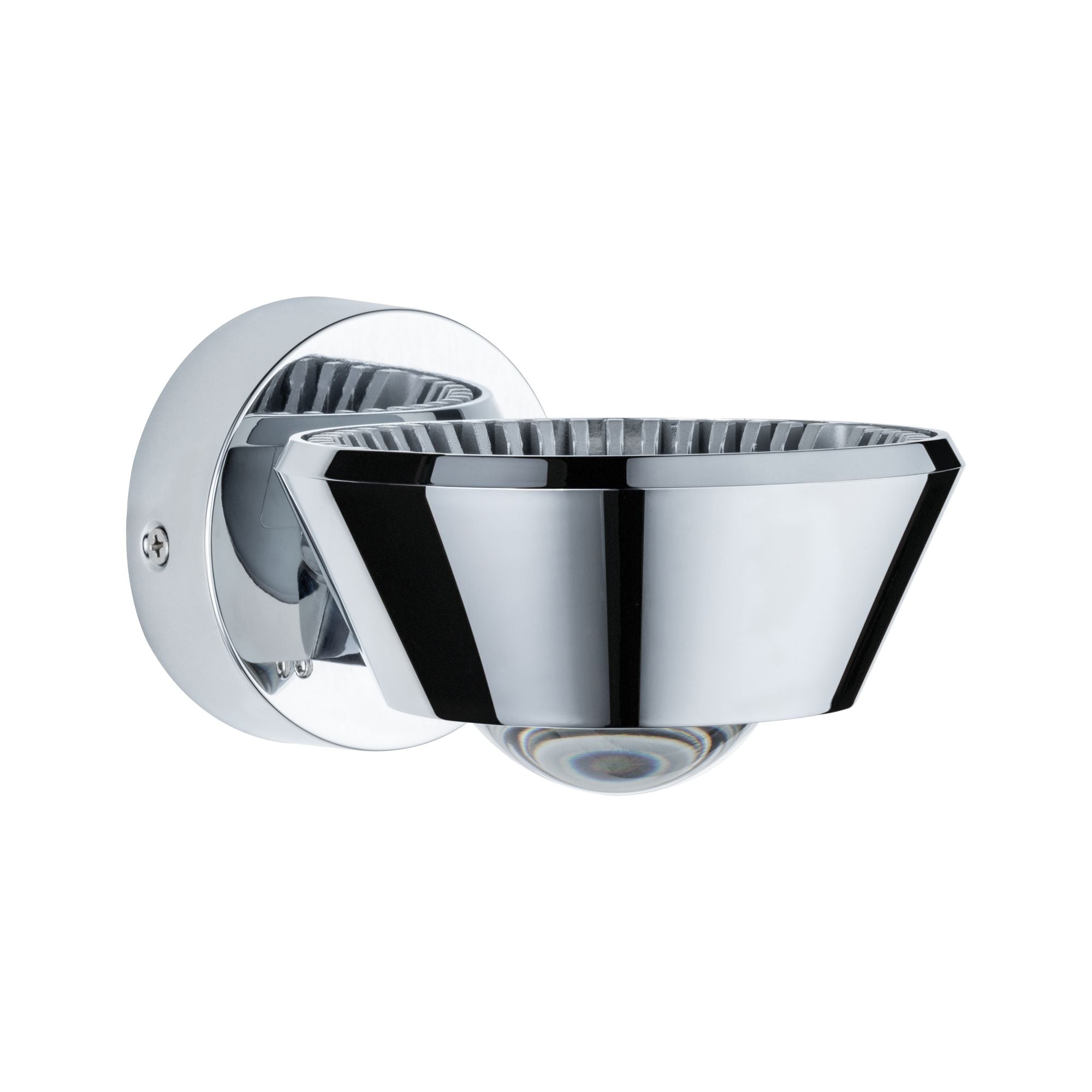 LED Wandleuchte Sabik IP44 2700K 800lm / 390lm 230V 9 / 1x4W dimmbar Chrom - Paulmann - 70947