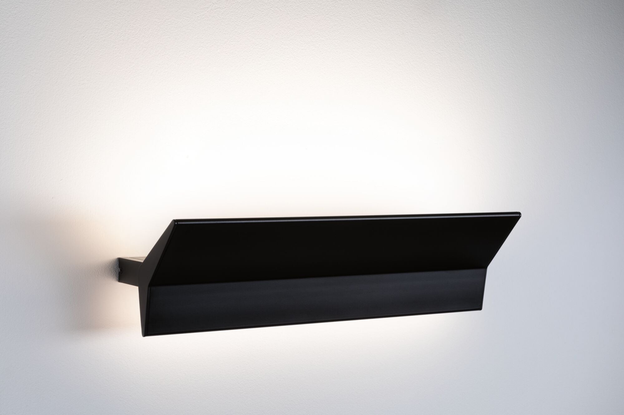 LED Wandleuchte Stine 2700K 1400lm / 410lm 230V 13 / 1x4W dimmbar Schwarz matt - Paulmann - 79509