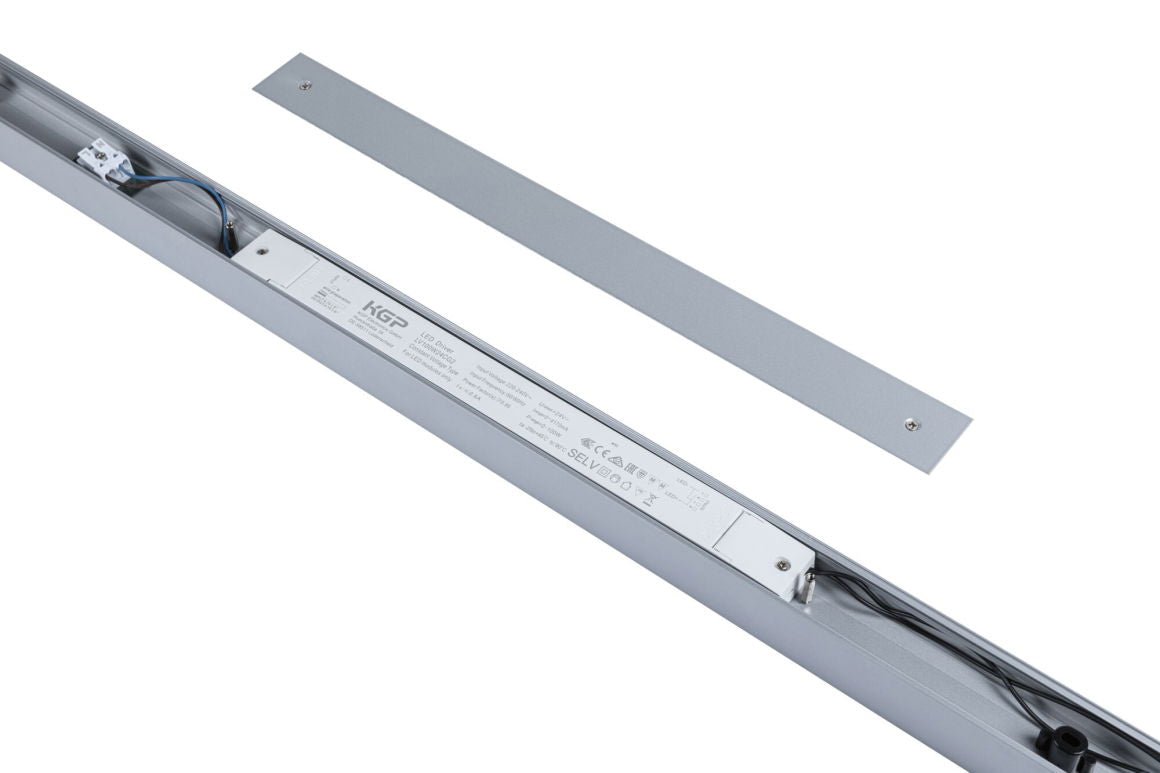 Linion Einspeisung Power Channel Zigbee 230/24V 150VA Chrom matt 1m - Paulmann - 98182