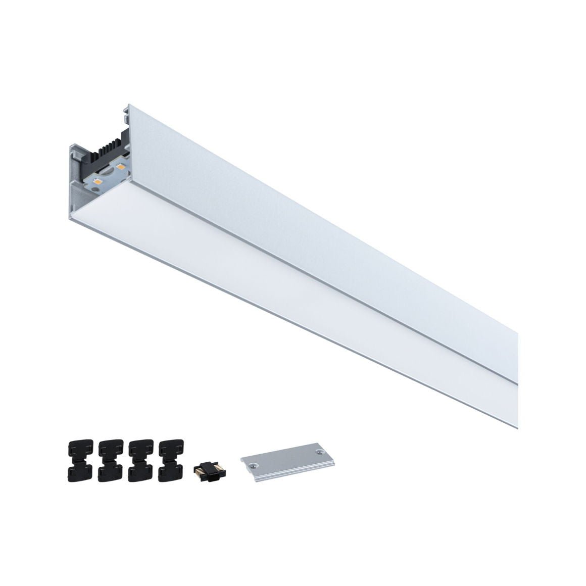 Linion Einspeisung Power Channel Zigbee 230/24V 150VA Chrom matt 1m - Paulmann - 98182