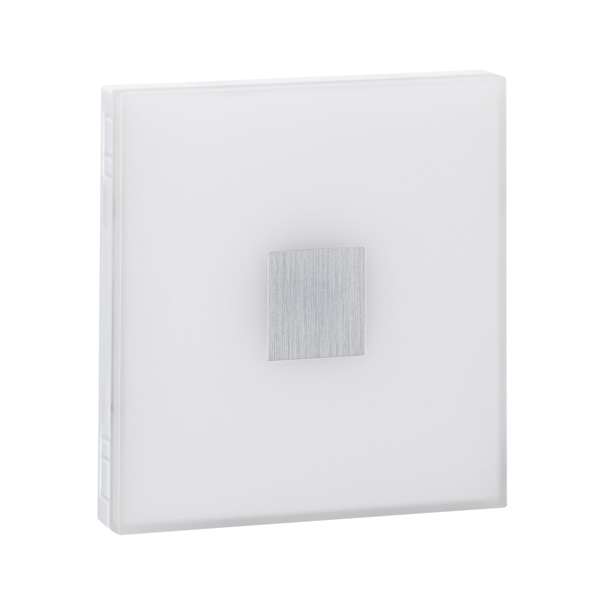 LumiTiles Square 2er - Set IP44 100x10mm 2x20lm 230/12V 2x0,8W 2700K Weiß Kunststoff/Aluminium - Paulmann - 78401