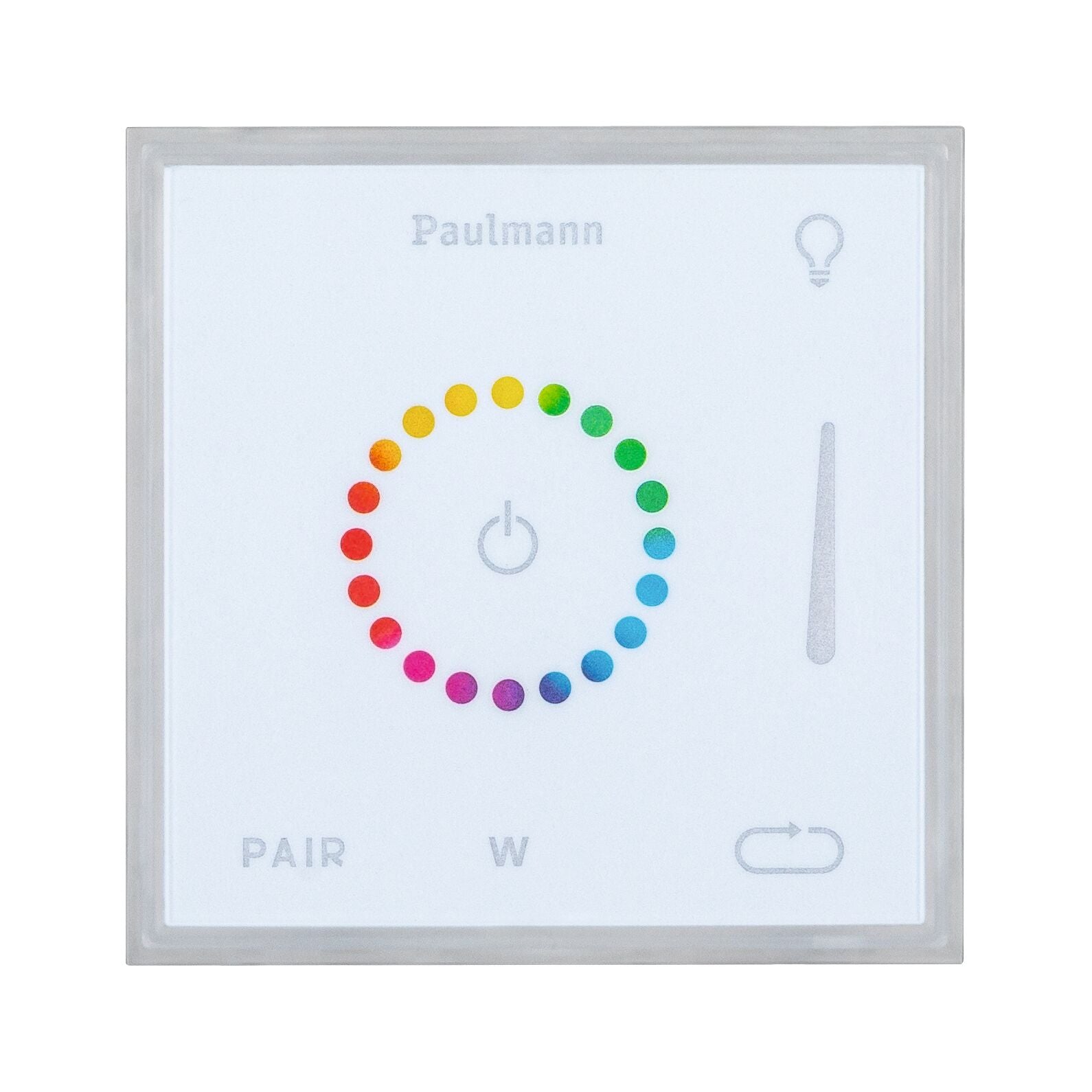 LumiTiles Square Touch Modul IP44 100x10mm RGBW+ Weiß Kunststoff/Aluminium - Paulmann - 78423