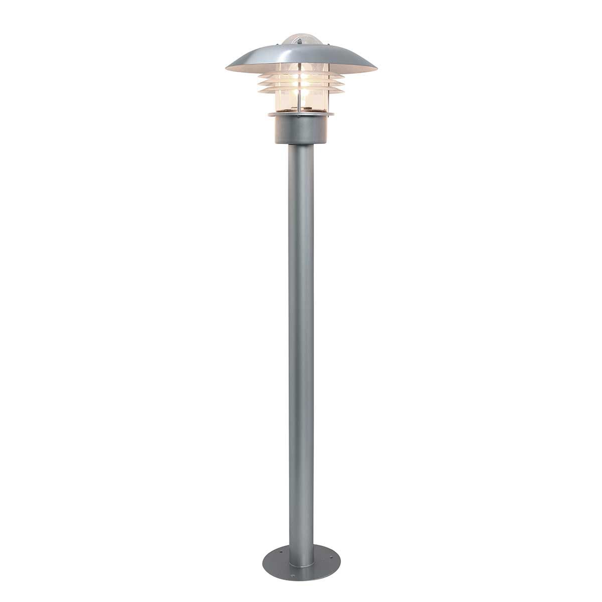 Malmo 1 - flammiger Poller - 304 Edelstahl/Silber - Elsteadlighting - MALMO - B