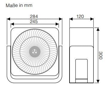 Tischventilator Airos Circubox - CasaFan - lightnox.de