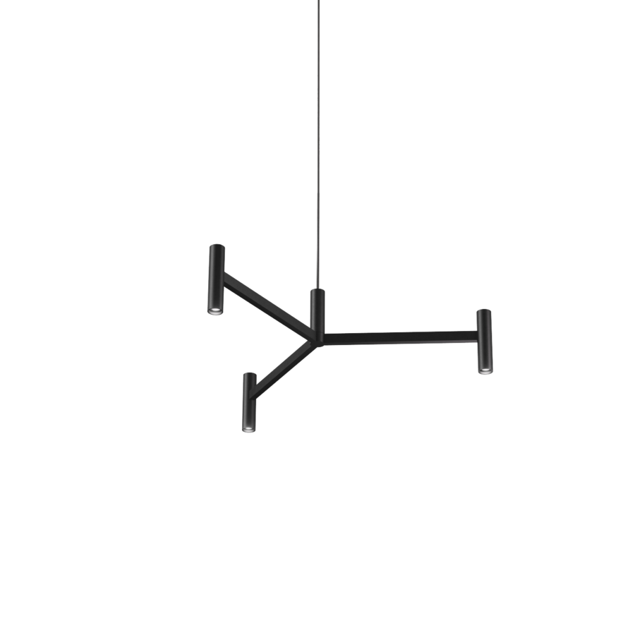 Suspension Wever & Ducré MATCH LUSTA 1.0 en noir mat