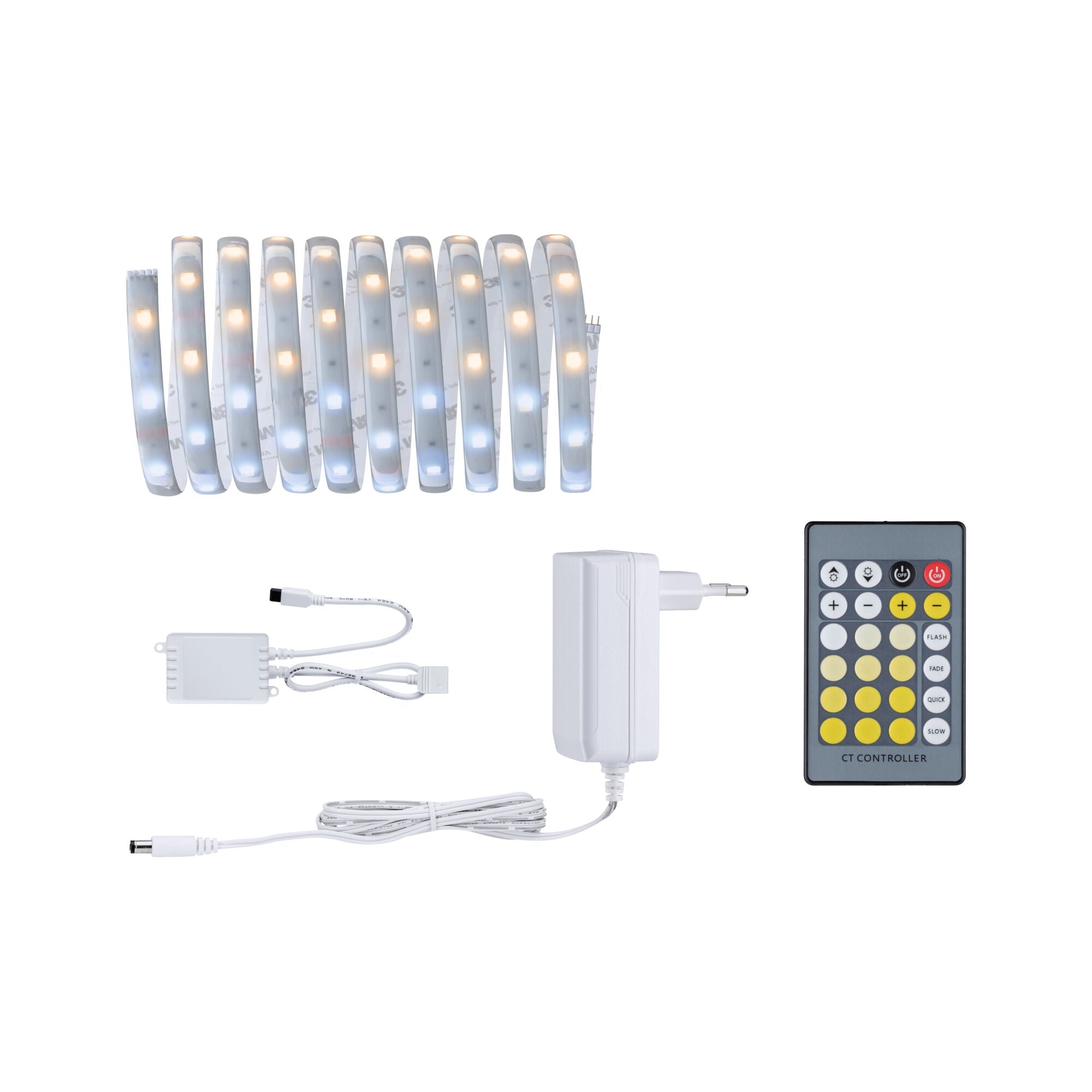 MaxLED 250 Tunable White Basisset 3m beschichtet IP44 11W 230lm/m Tunable White 24VA - Paulmann - 79877