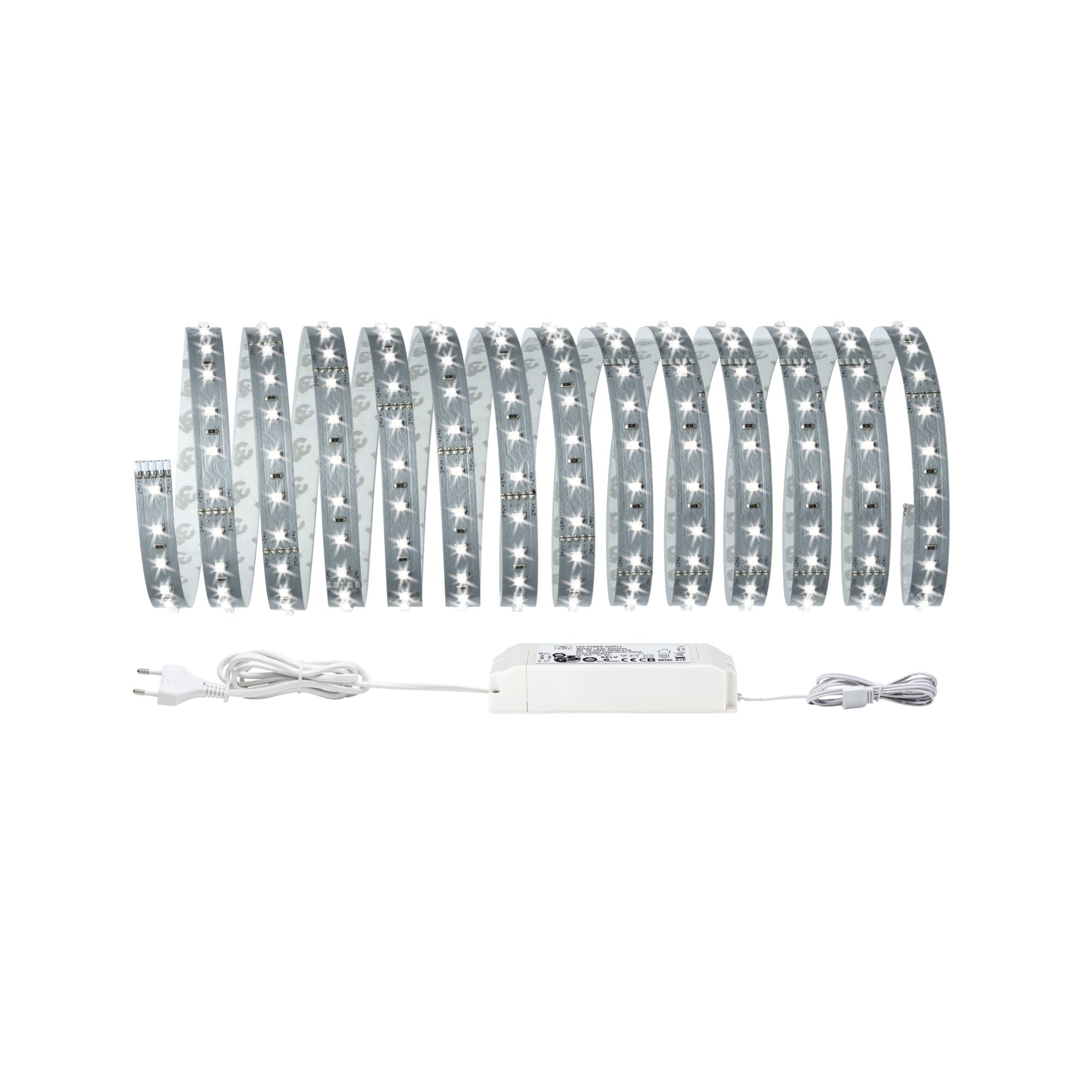 MaxLED 500 Tageslichtweiß Basisset 5m 30W 550lm/m 72 LEDs/m 6500K 60VA - Paulmann - 70605