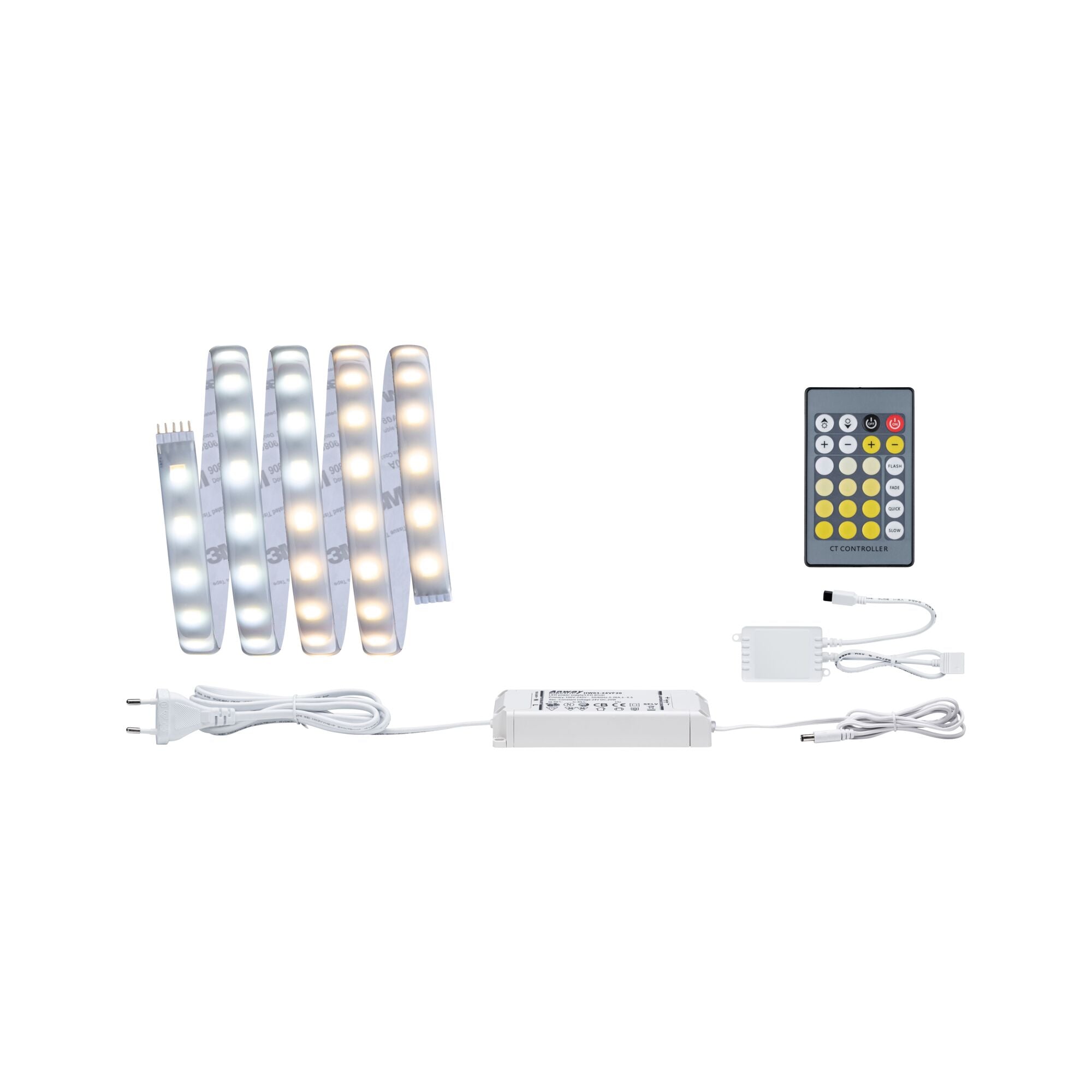 MaxLED 500 Tunable White Basisset 1,5m beschichtet IP44 10W 470lm/m 60 LEDs/m Tunable White 20VA - Paulmann - 70623