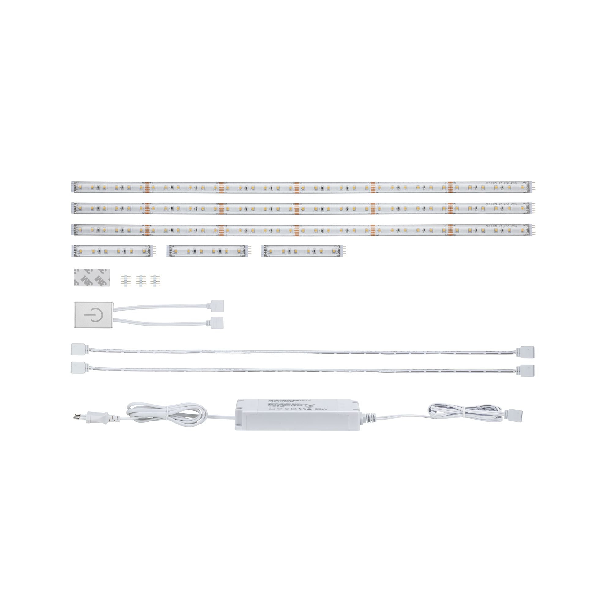 MaxLED 500 Warmweiß Küchenset 1,8m beschichtet 3x3,1 / 3x0,6W 136lm/m 2700K 20VA - Paulmann - 79838