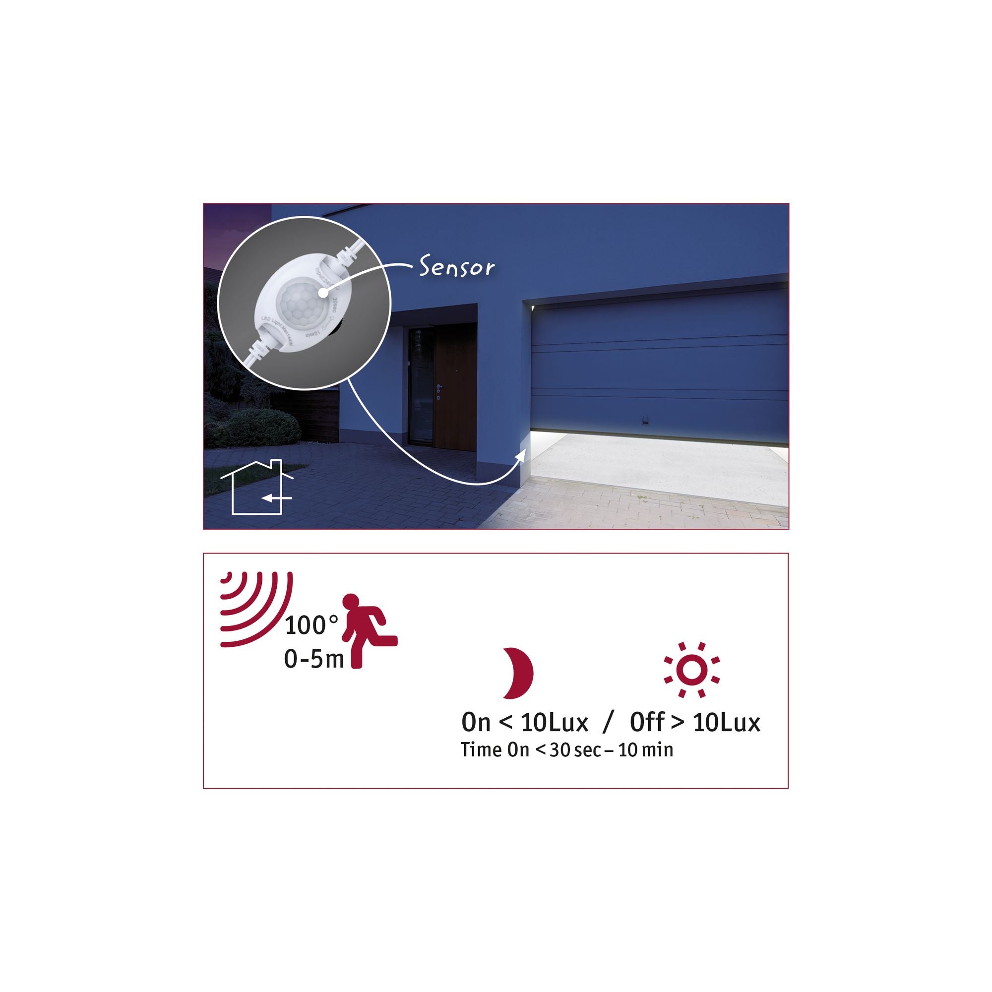 MaxLED Night PIR DC 24V max. 144W Weiß - Paulmann - 70974