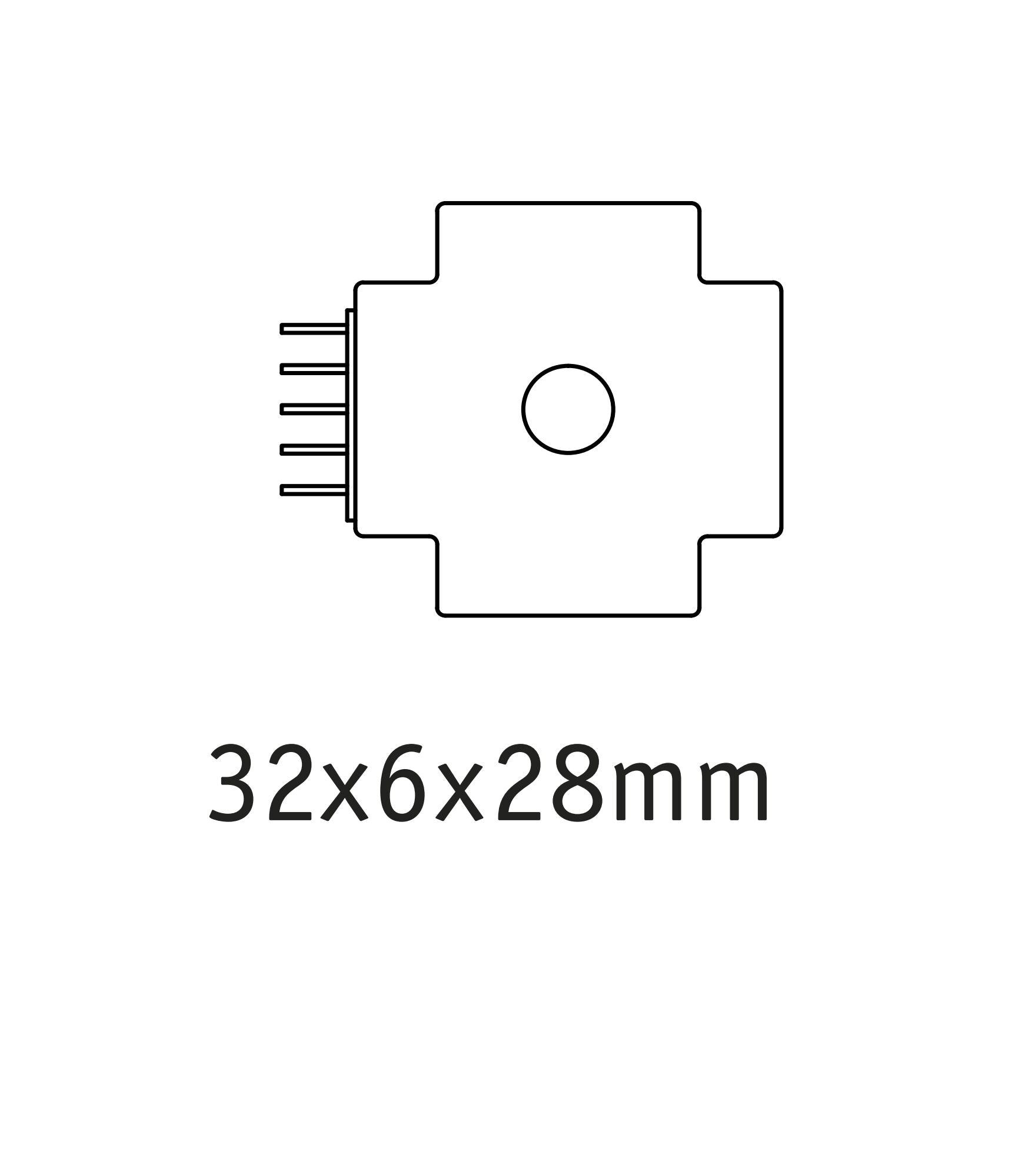 MaxLED X - Stück 32x28mm max. 144W Weiß - Paulmann - 70617
