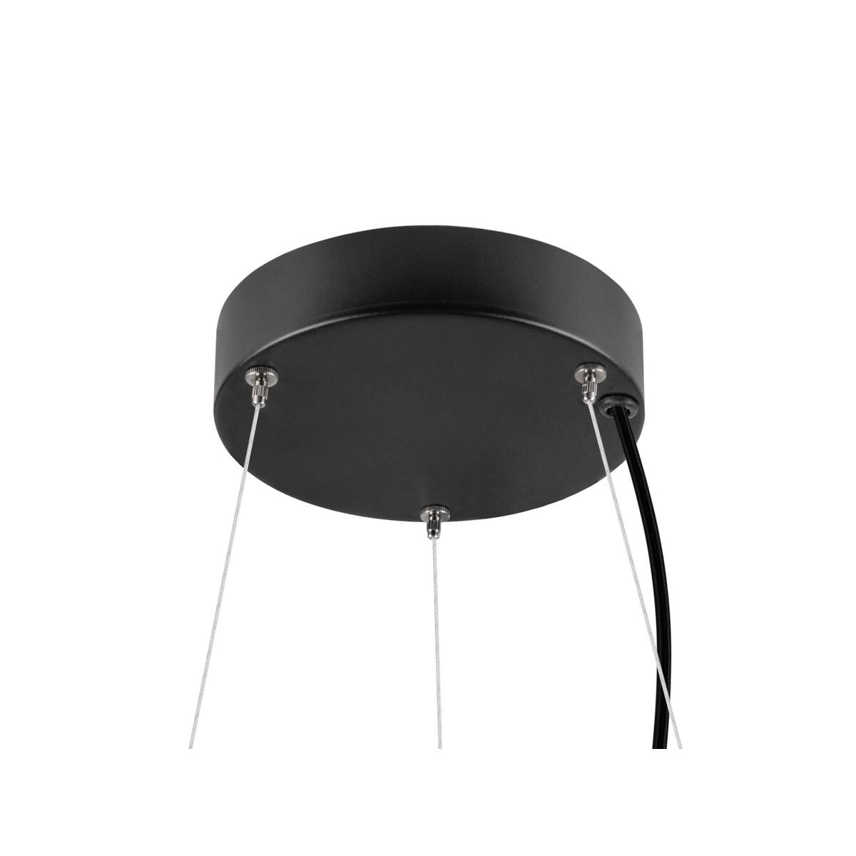 MEDO® RING 60 Pendelleuchte, Pendellänge 300 cm, 3000/4000 K, 110°, PHASE, schwarz, - SLV - 1008591