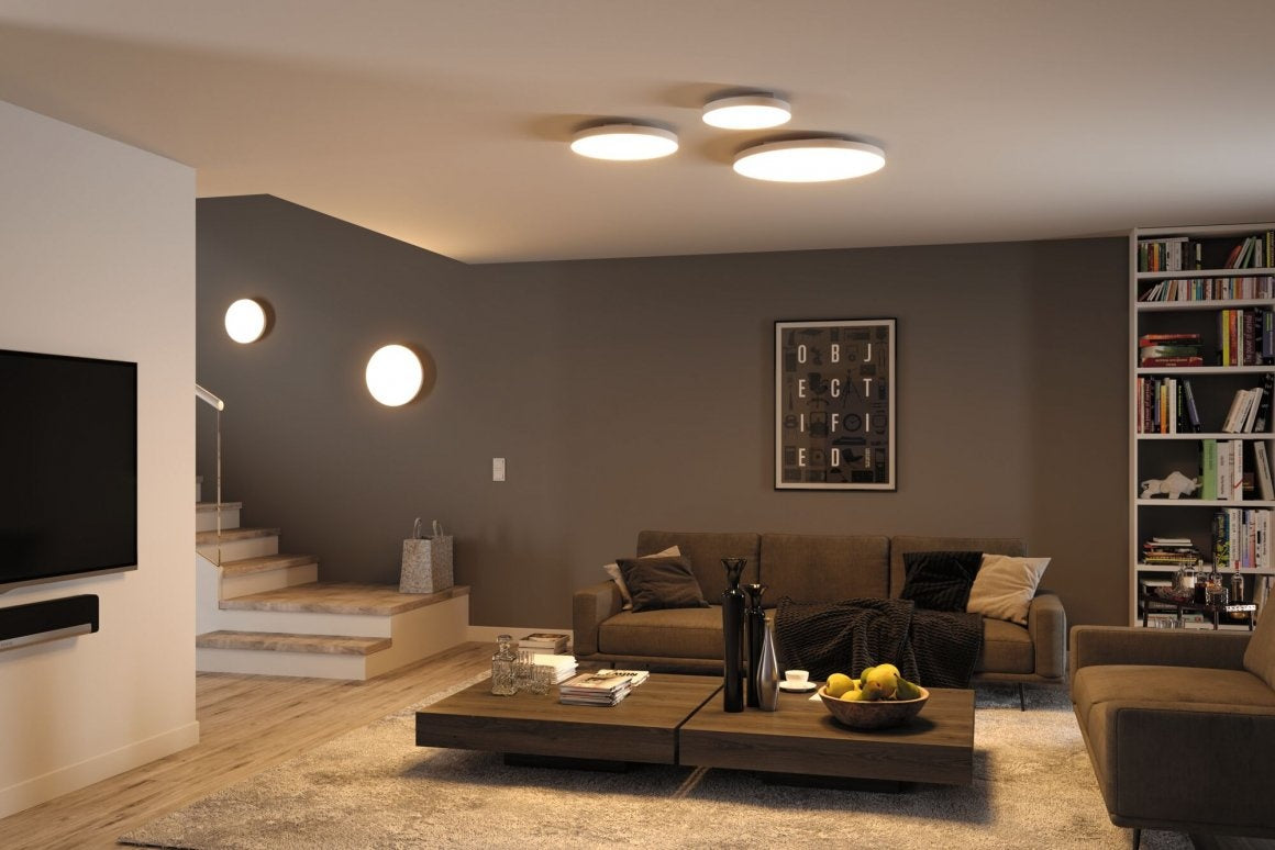 LED Panel Velora rund 600mm White Switch Weiß