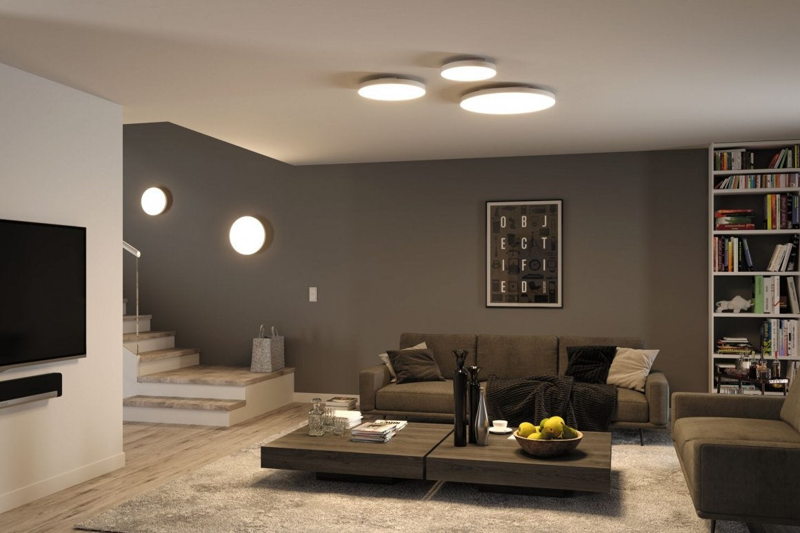 LED Panel Velora rund 600mm White Switch Weiß