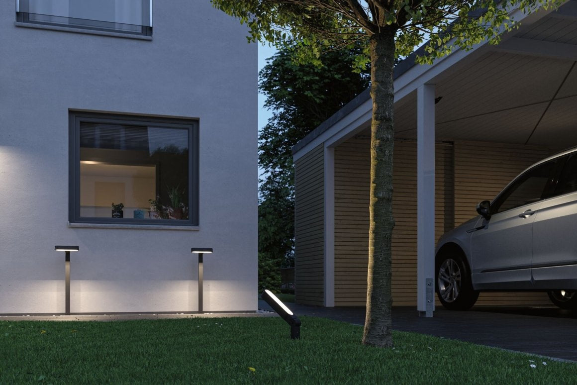 Plug & Shine LED Spot Ito IP65 3000K 6W Anthrazit