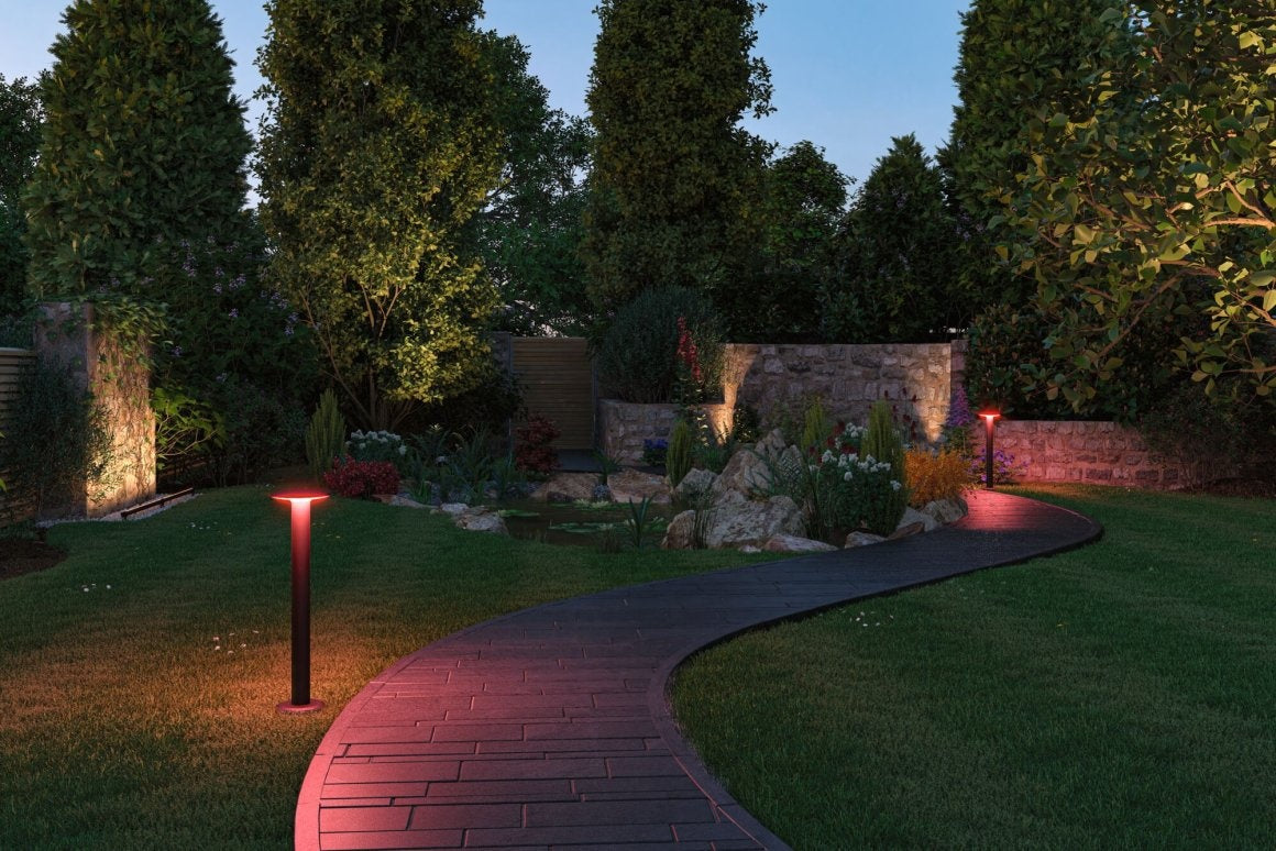 Plug & Shine LED Pollerleuchte Plate