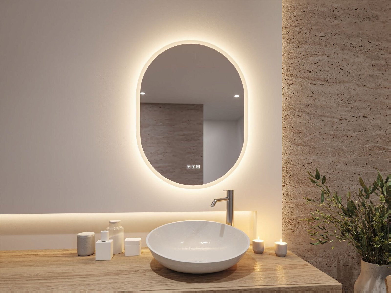 LED Leuchtspiegel Mirra