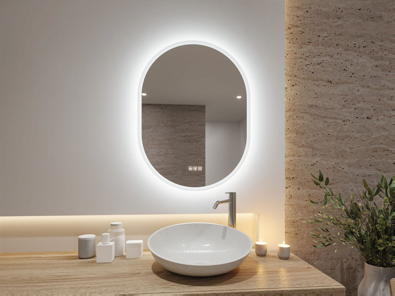 LED Leuchtspiegel Mirra