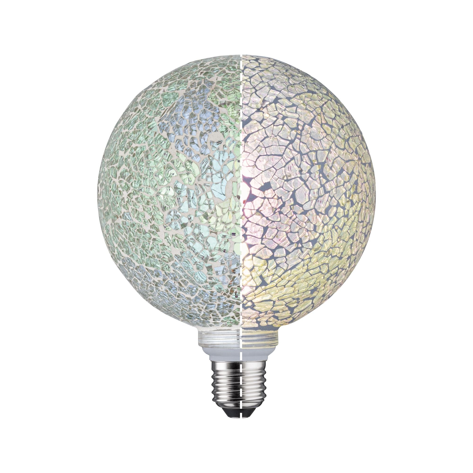 Miracle Mosaic Edition LED Globe G125 E27 470lm 5W 2700K dimmbar Weiß - Paulmann - 28745