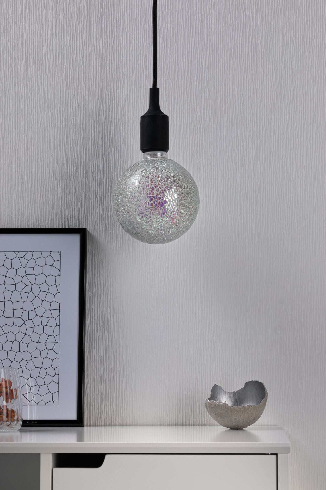 Miracle Mosaic Edition LED Globe G125 E27 470lm 5W 2700K dimmbar Weiß - Paulmann - 28745