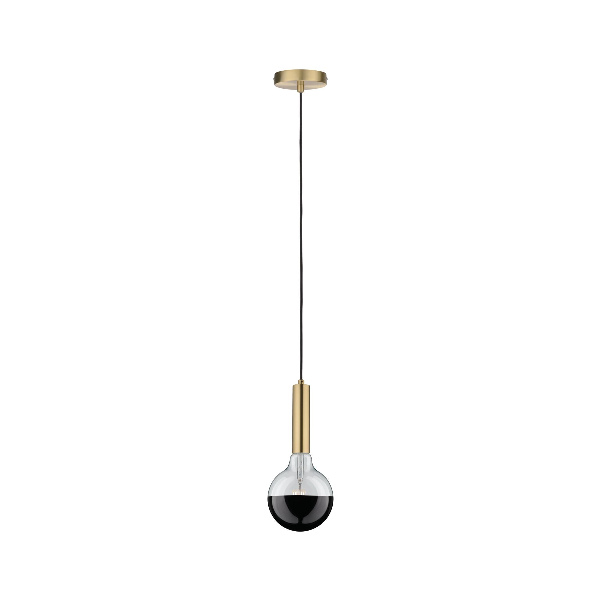 Modern Classic Edition LED Globe Kopfspiegel E27 G125 600lm 6,5W 2700K dimmbar Kopfspiegel Schwarzchrom - Paulmann - 28680