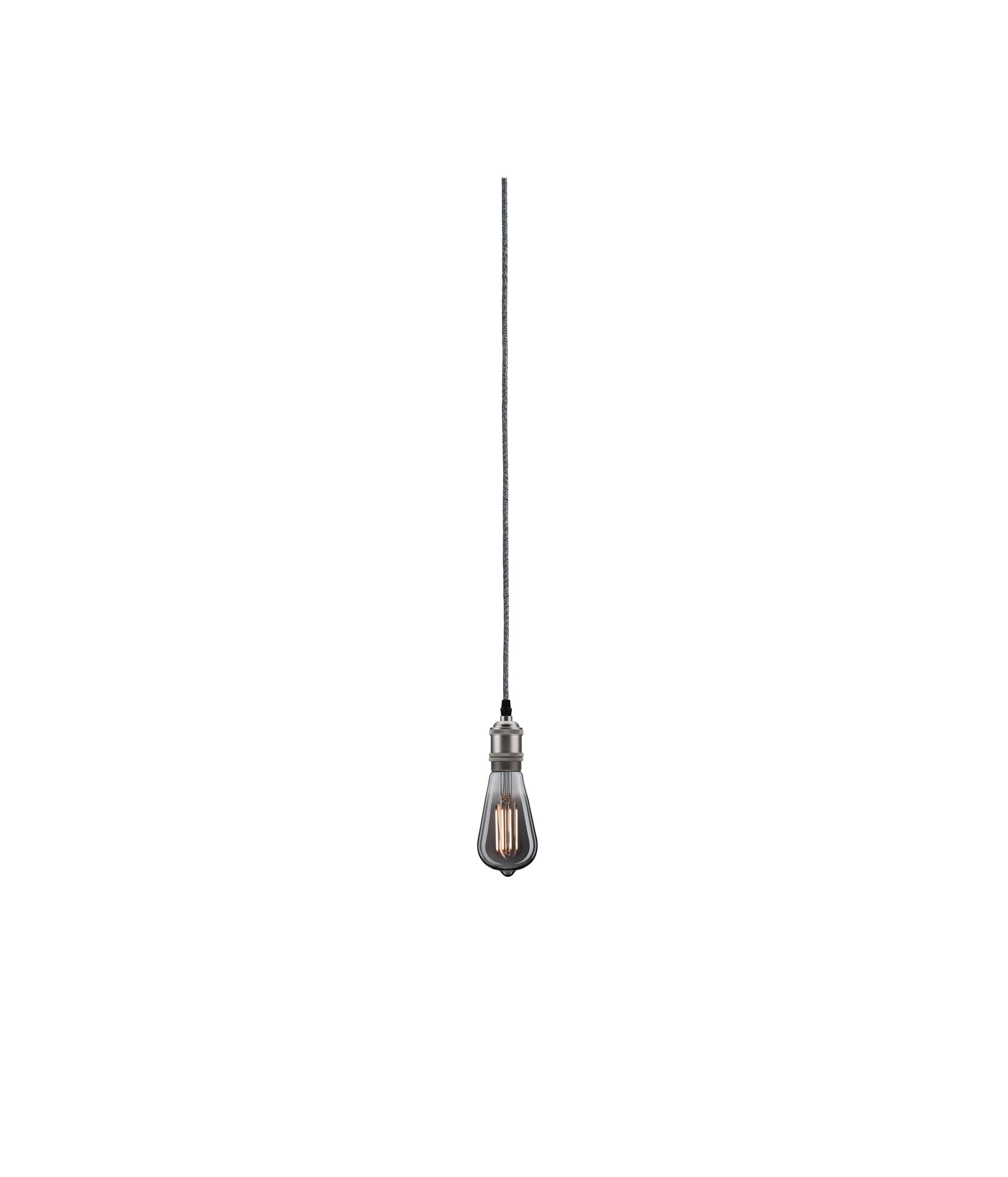 Neordic Eldar inkl. Stecker E27 max. 20W Grau/Nickel dimmbar Metall - Paulmann - 79771