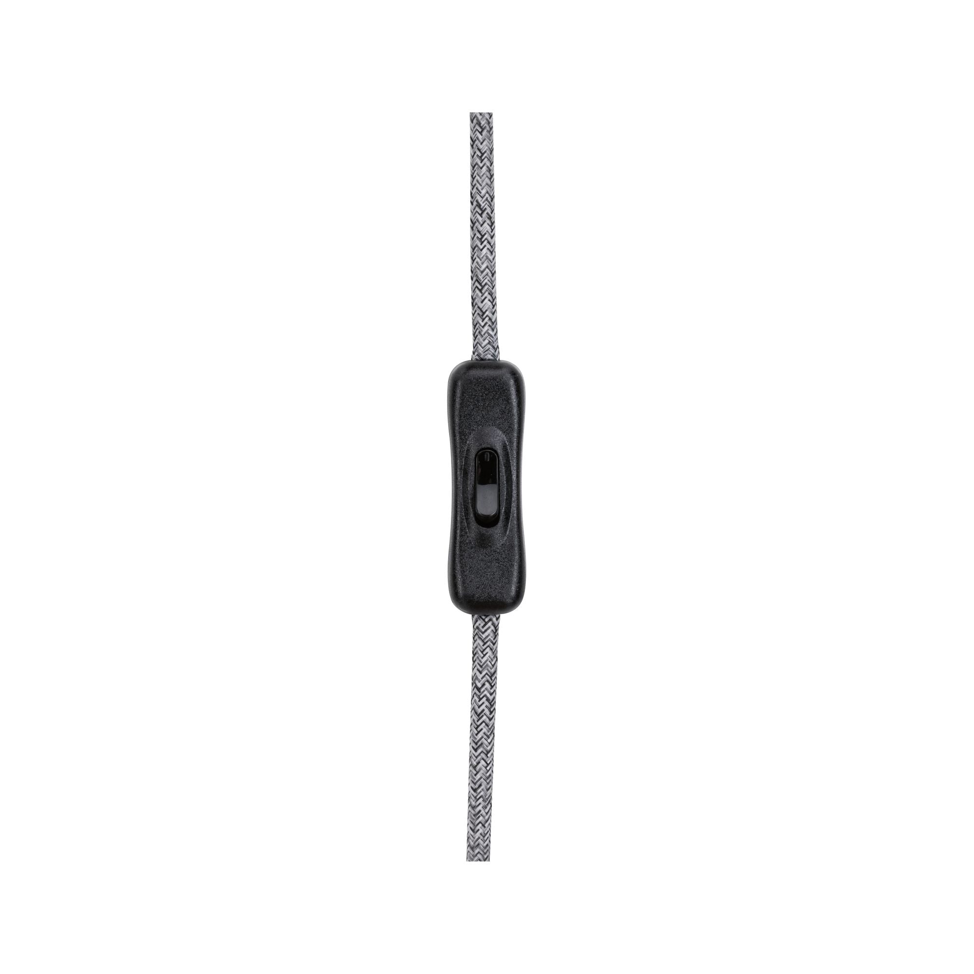 Neordic Eldar inkl. Stecker E27 max. 20W Grau/Nickel dimmbar Metall - Paulmann - 79771