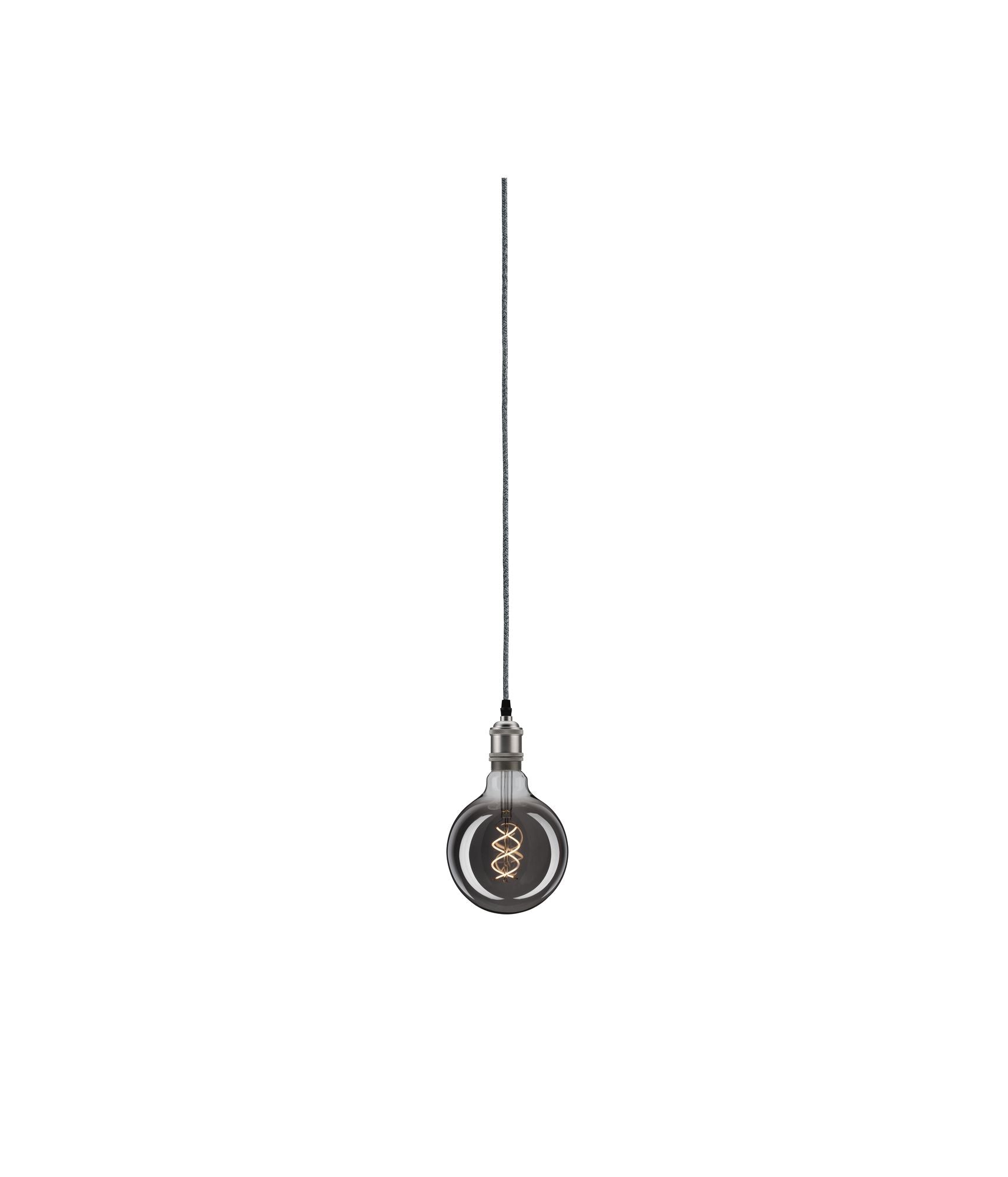 Neordic Eldar inkl. Stecker E27 max. 20W Grau/Nickel dimmbar Metall - Paulmann - 79771