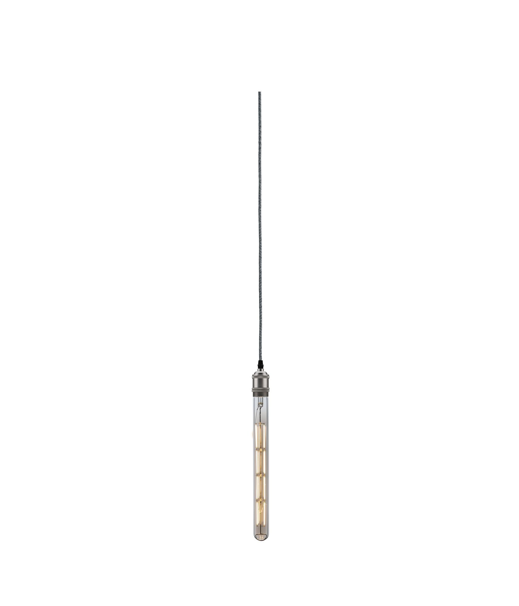 Neordic Eldar inkl. Stecker E27 max. 20W Grau/Nickel dimmbar Metall - Paulmann - 79771