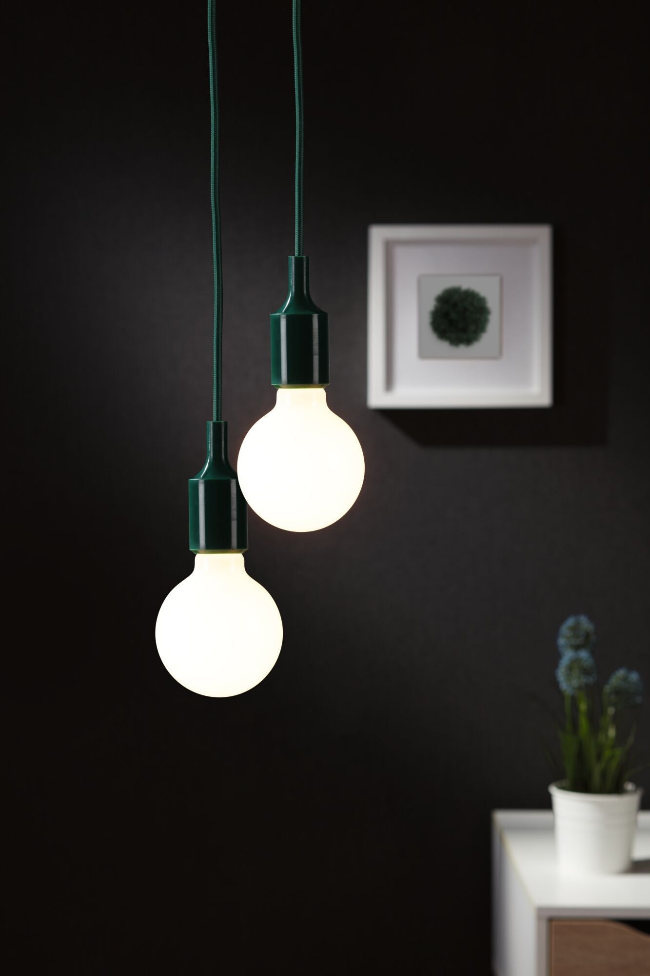 Neordic Ketil E27 max. 60W Grün/Schwarz dimmbar Silikon/Kunststoff - Paulmann - 78429