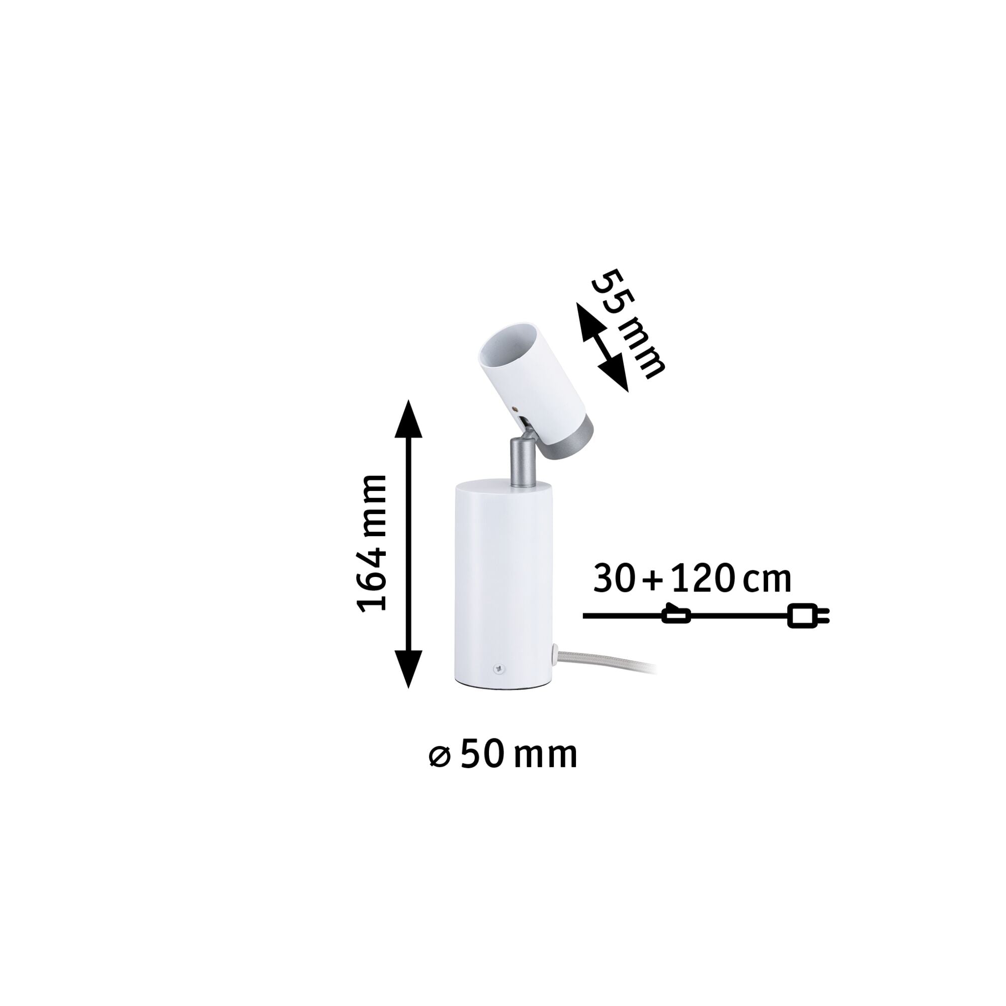 Neordic Runa GU10 max. 20W Weiß/Grau - Paulmann - 79524
