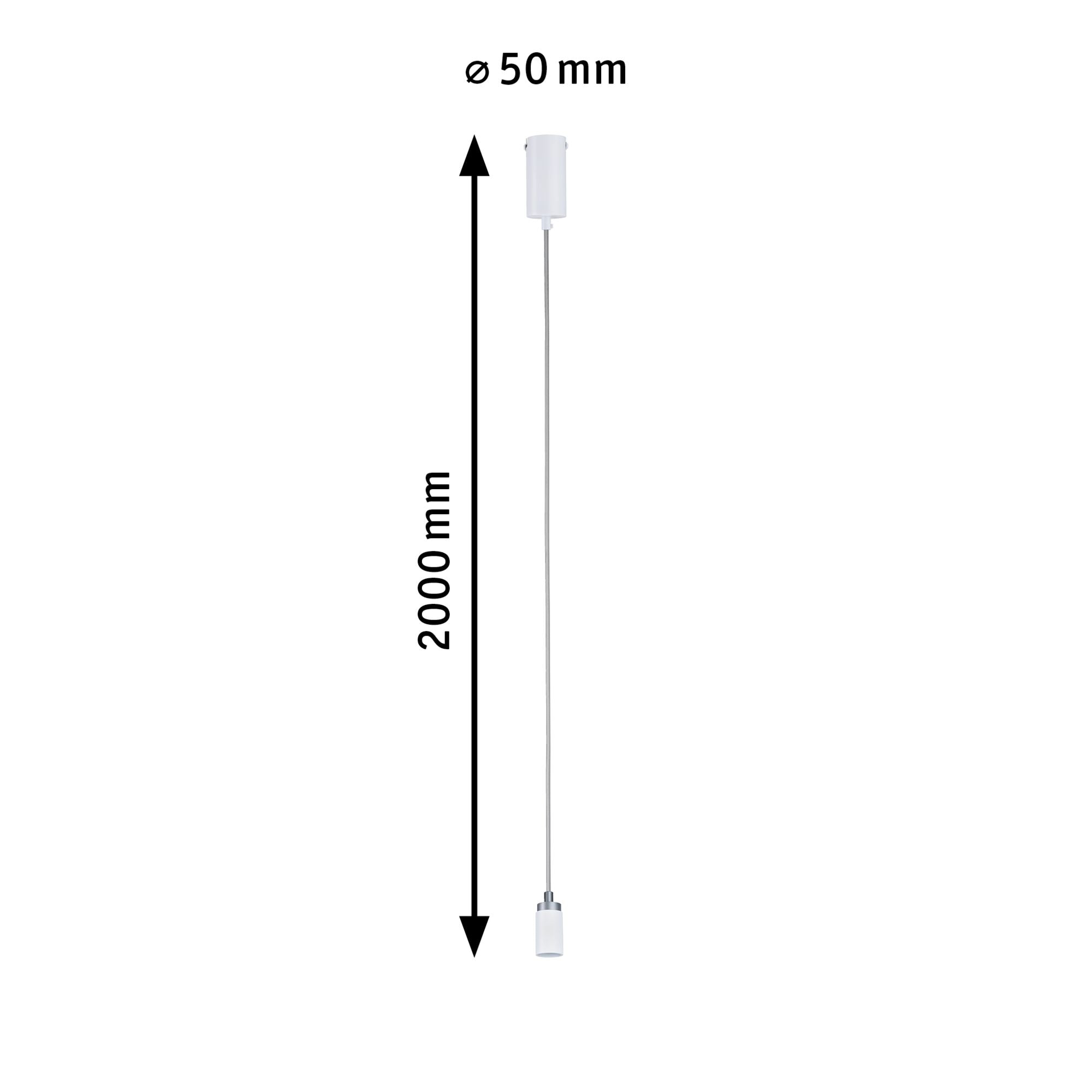 Neordic Runa GU10 max. 20W Weiß/Grau dimmbar - Paulmann - 79522