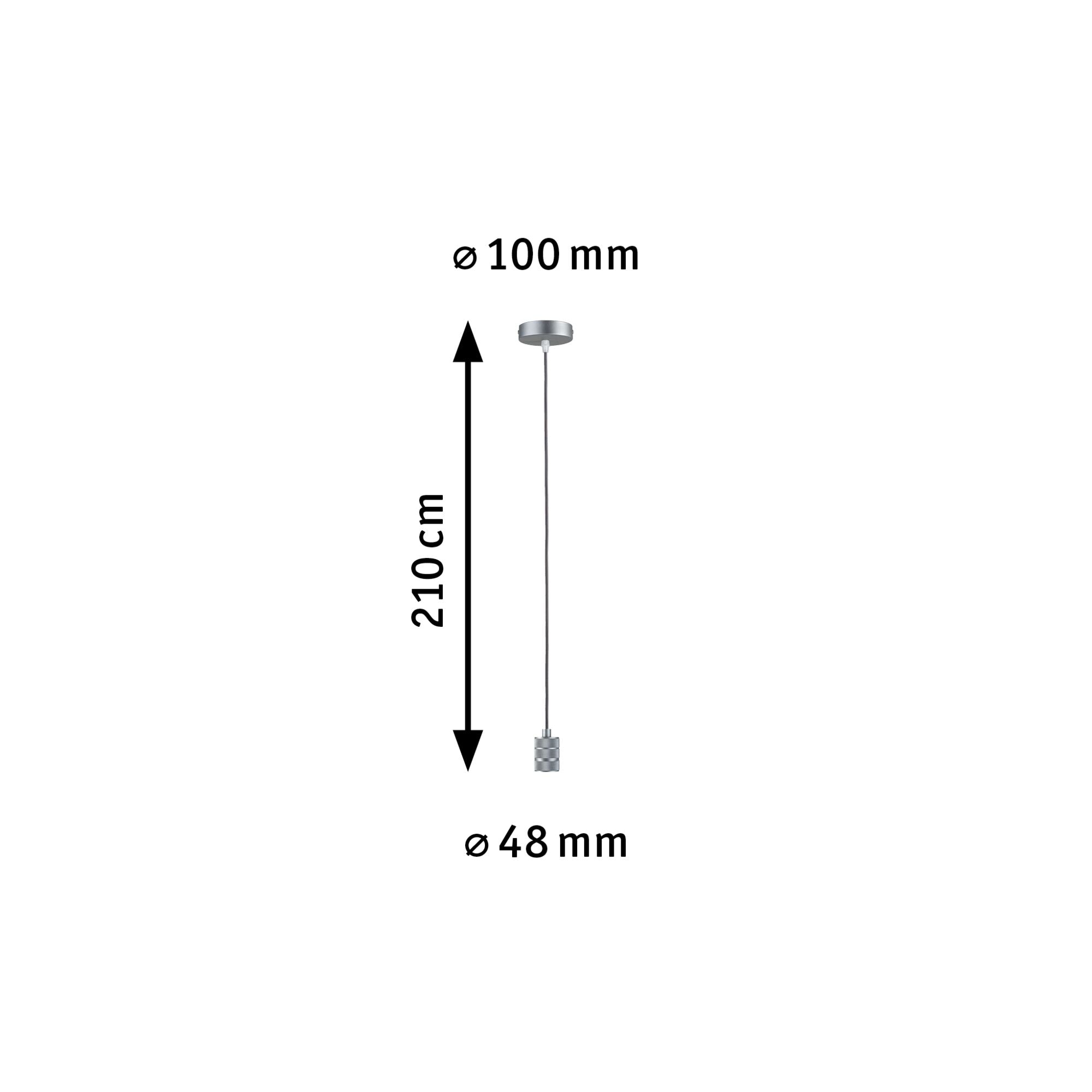Neordic Tilla E27 max. 60W Alu dimmbar Metall - Paulmann - 78434