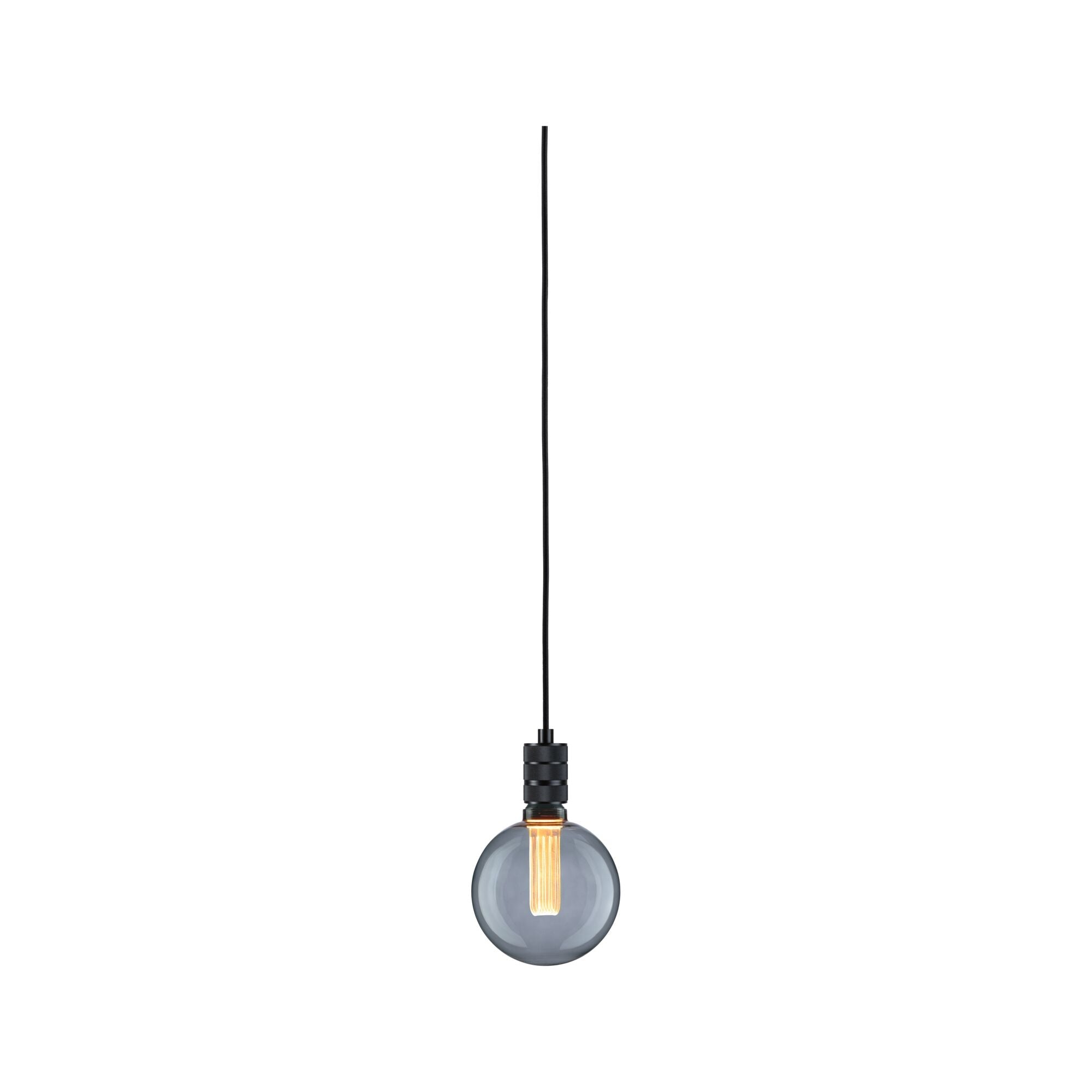 Neordic Tilla inkl. Stecker E27 max. 20W Schwarz dimmbar Metall - Paulmann - 78436