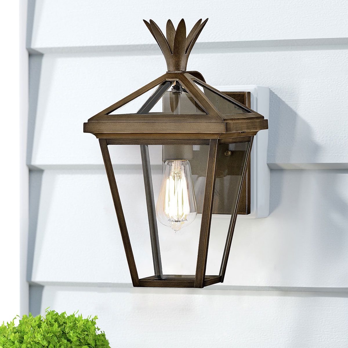 Palma 1 l kleine Wandlaterne – brünierte Bronze - Elsteadlighting - HK - PALMA - S - BU