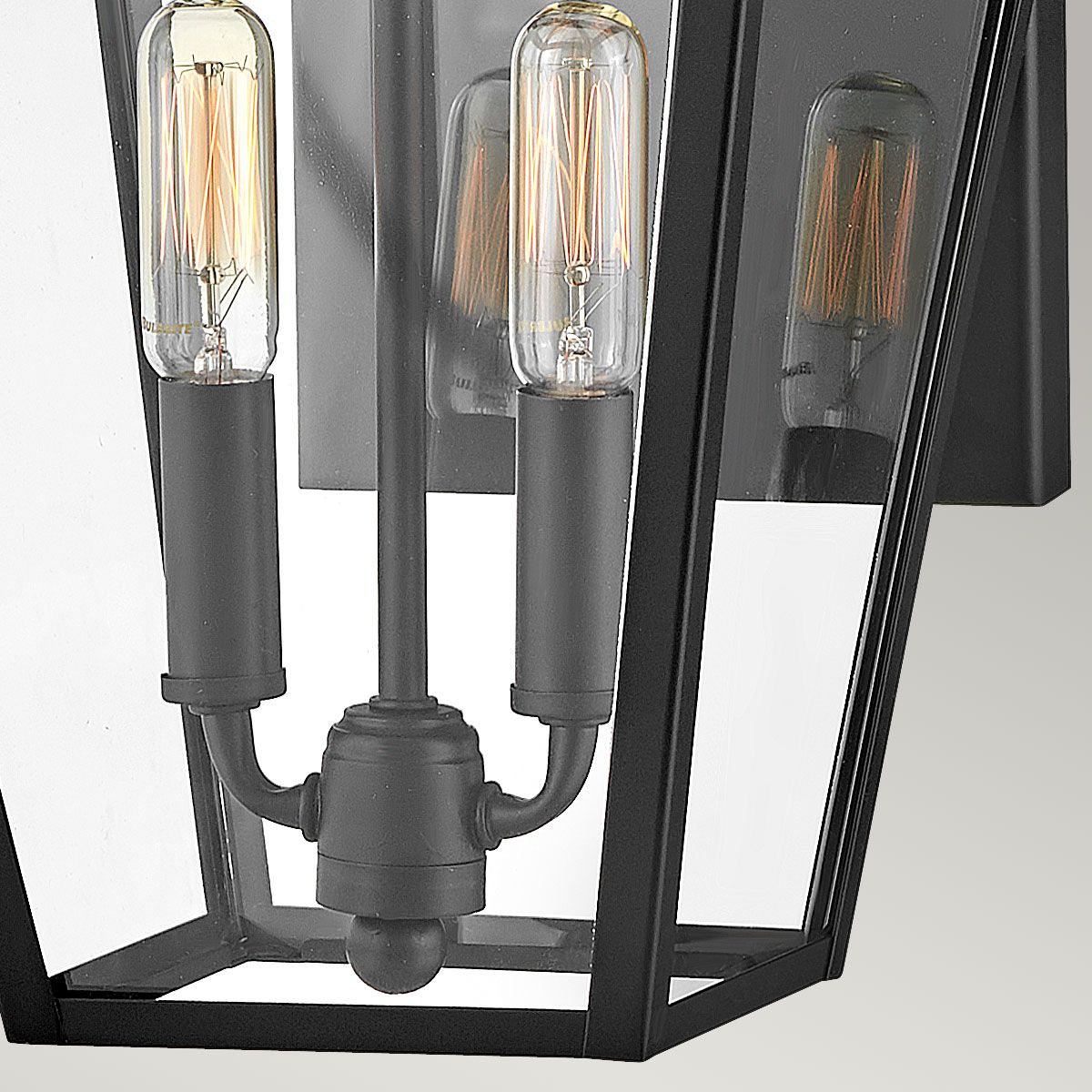 Palma 2lt mittelgroße Wandlaterne - Schwarz - Elsteadlighting - HK - PALMA - M - BK
