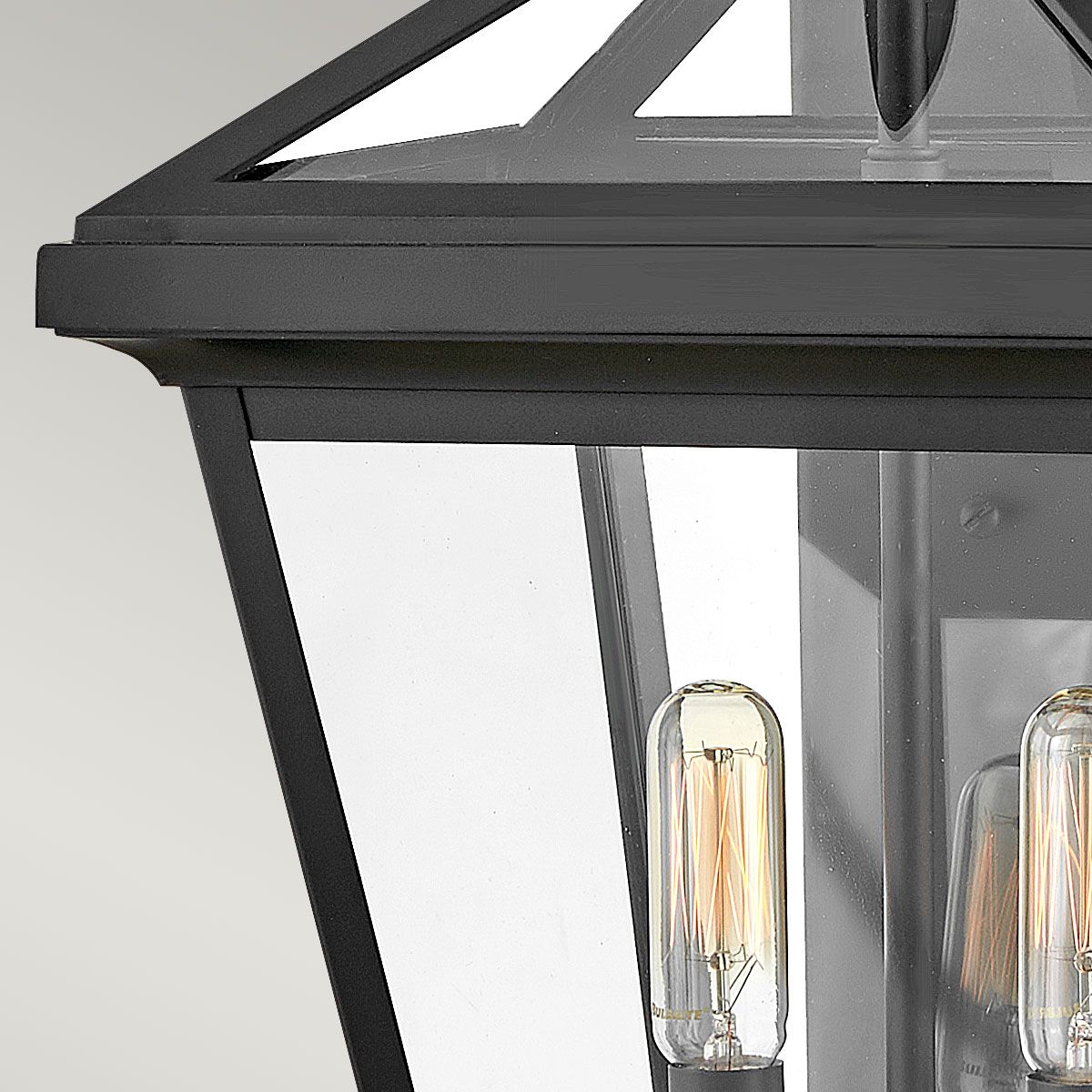 Palma 2lt mittelgroße Wandlaterne - Schwarz - Elsteadlighting - HK - PALMA - M - BK
