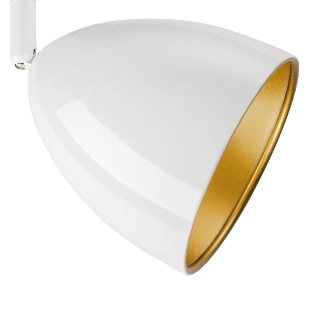 PARA CONE 14 1 Phasen System Leuchte, GU10, weiß/gold, - SLV - 1008053