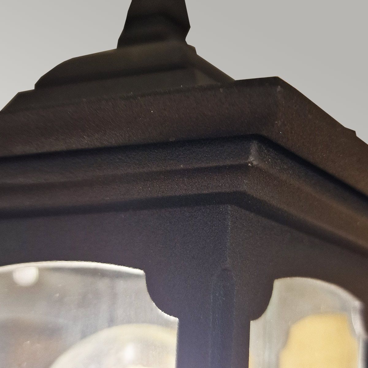 Parish Mini Wandlaterne mit 1 Licht, Schwarz - Elsteadlighting - PRM1 - BLACK