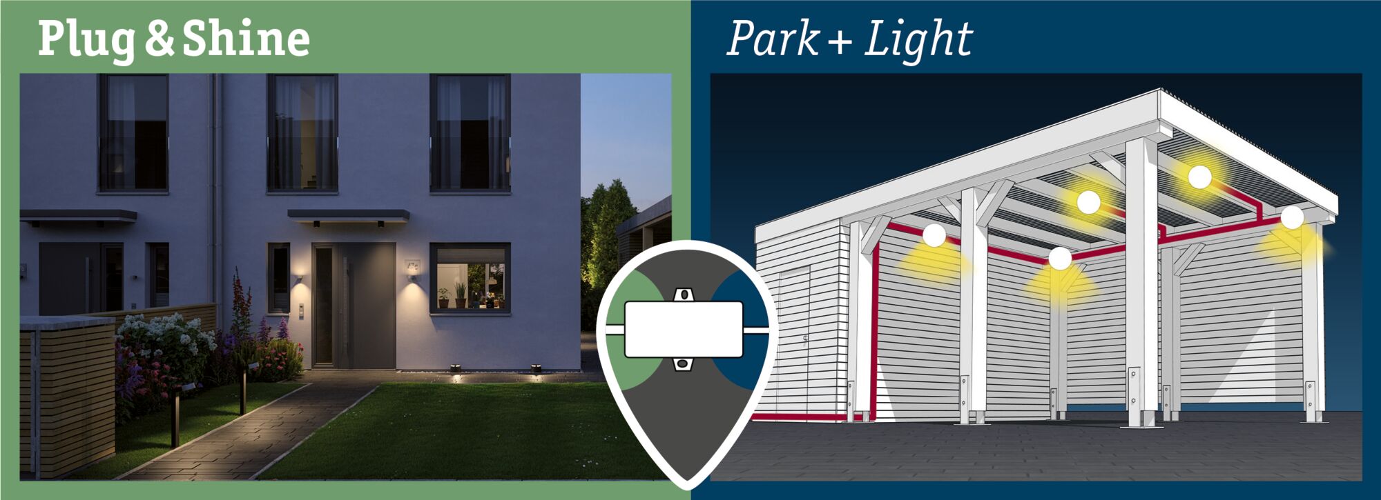 Park + Light 24V - 12V IP67 Schwarz - Paulmann - 94550