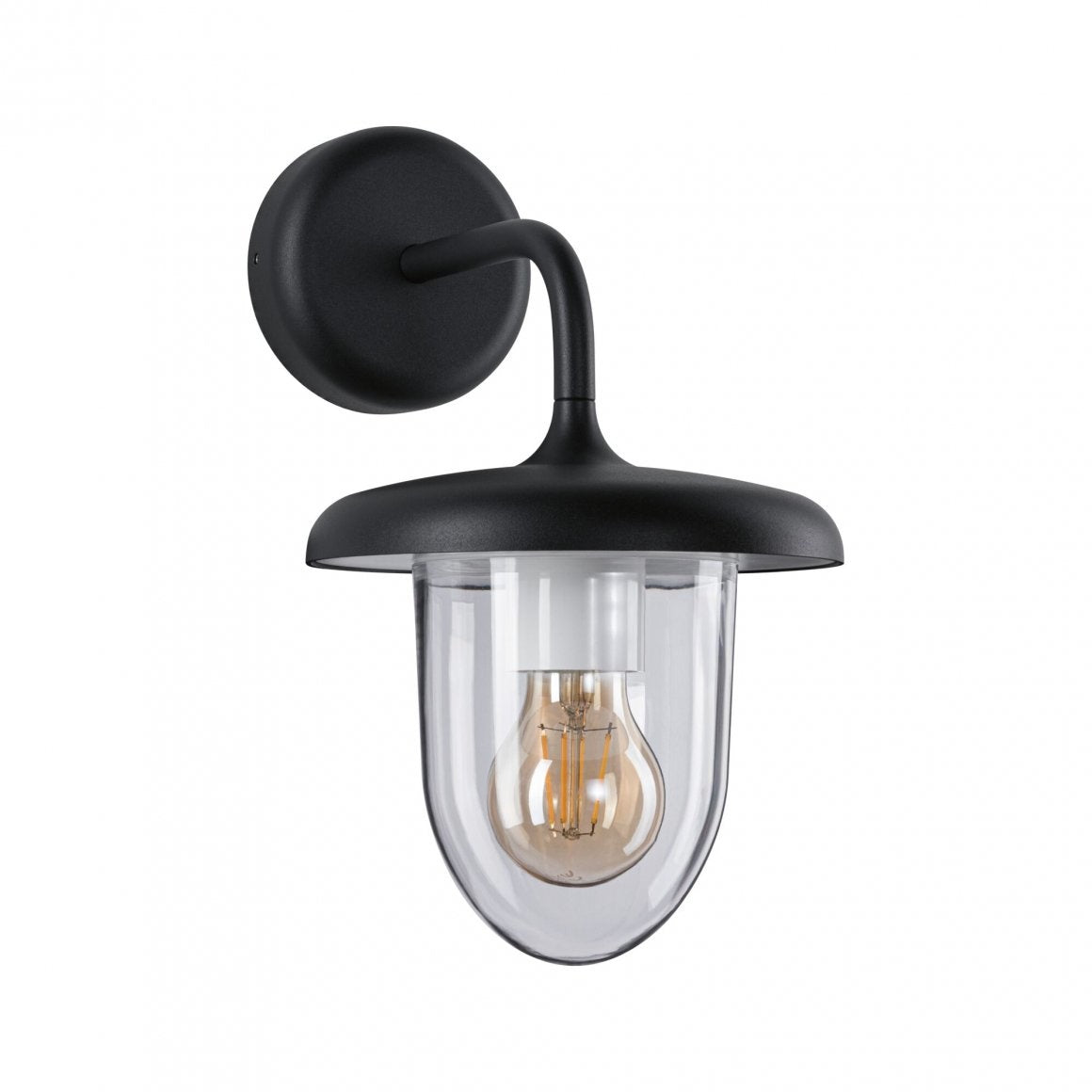 Außenwandleuchte Vintario IP44 rund 180x250mm max. 20W 230V Anthrazit Aluminium
