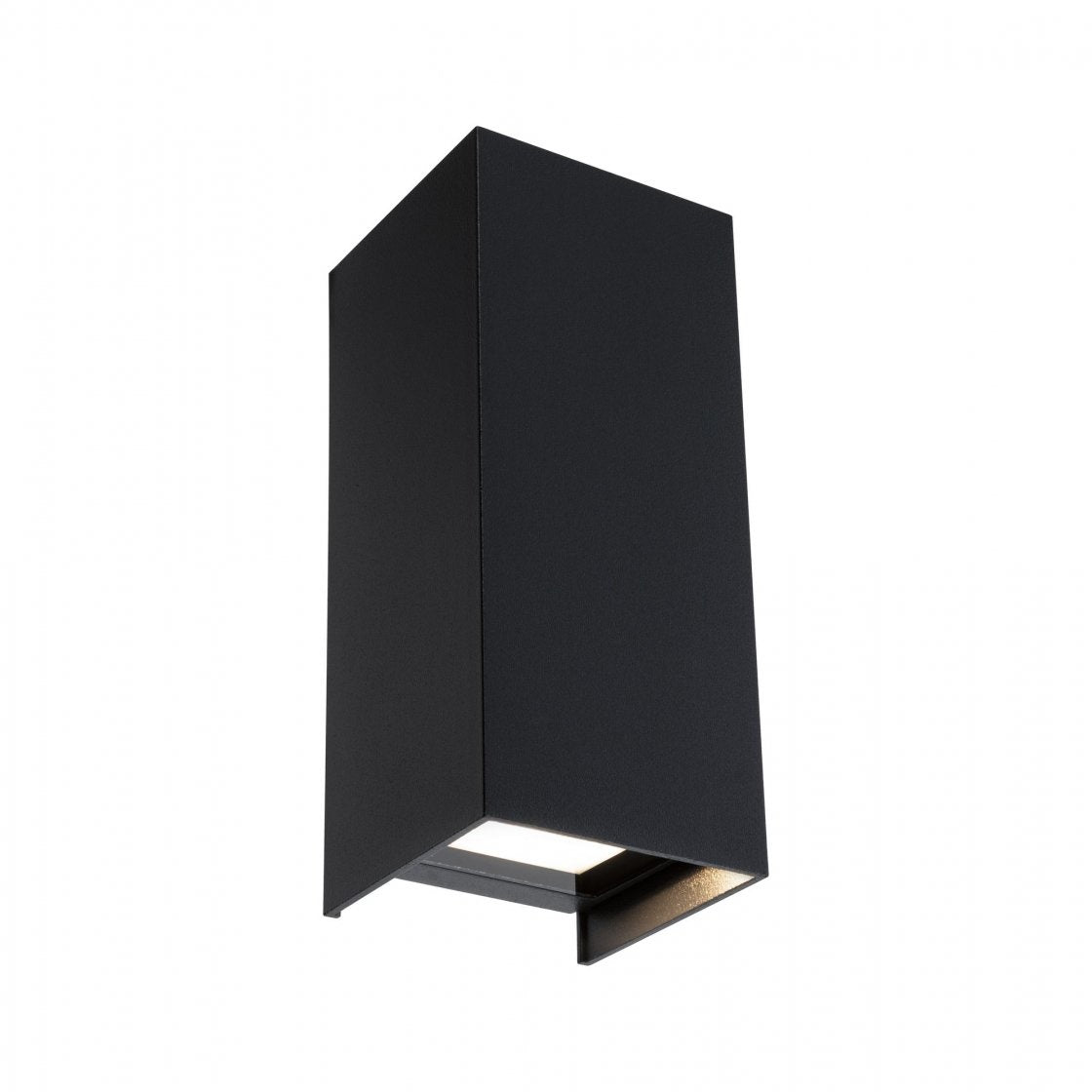 LED Außenwandleuchte Flame IP44 eckig 65x70mm 3000K 2x2,8W 2x290lm 230V Anthrazit Aluminium