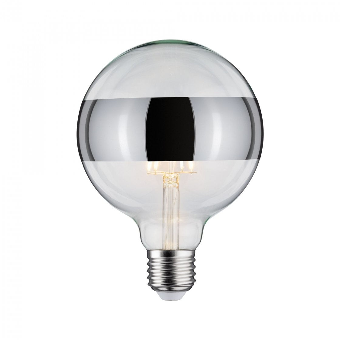 Modern Classic Edition LED Globe Ringspiegel E27 230V 640lm 6,5W 2700K Ringspiegel Silber